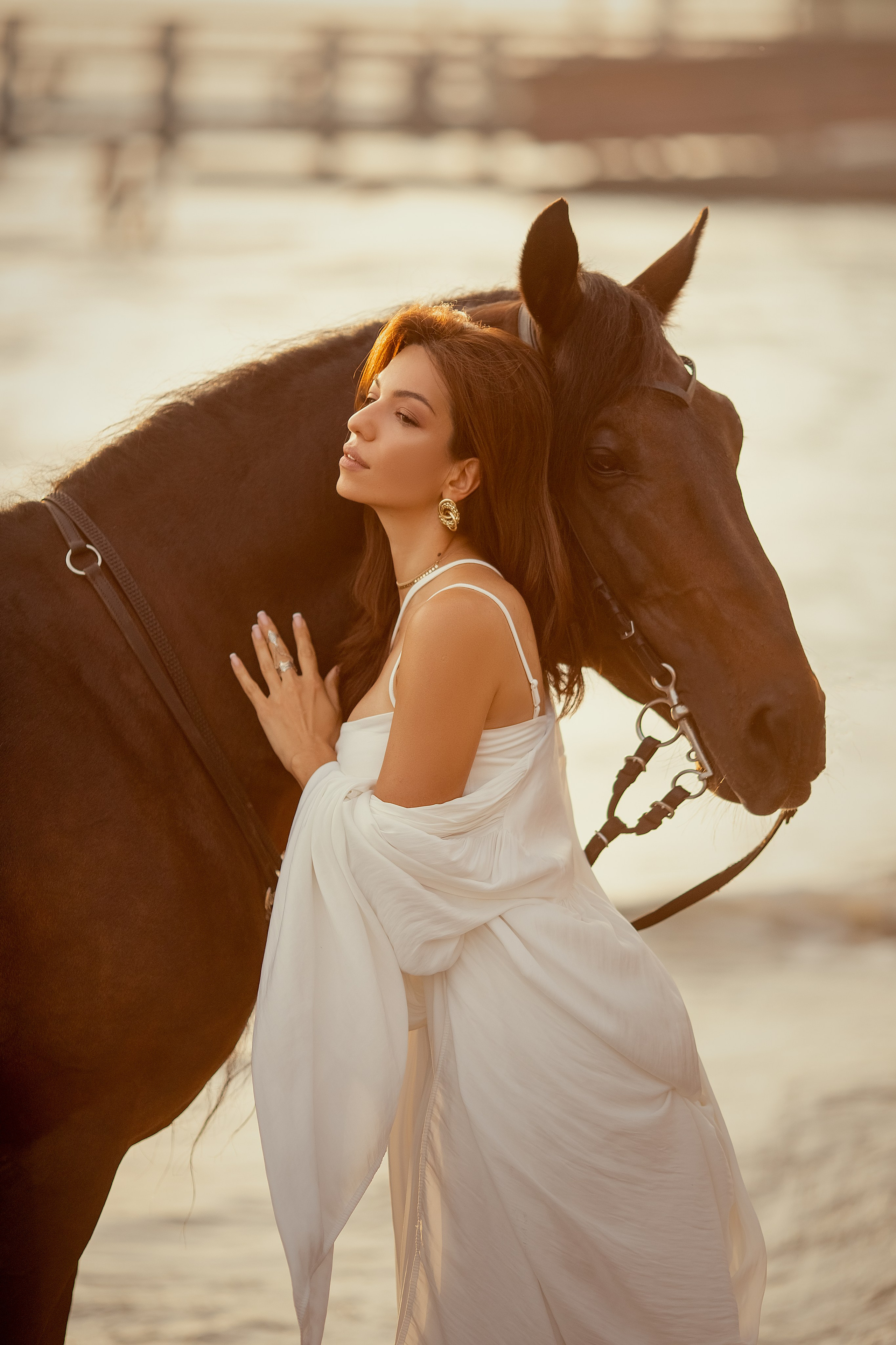 Портрет с лошадьми. Photograpther Gracheva Sveta