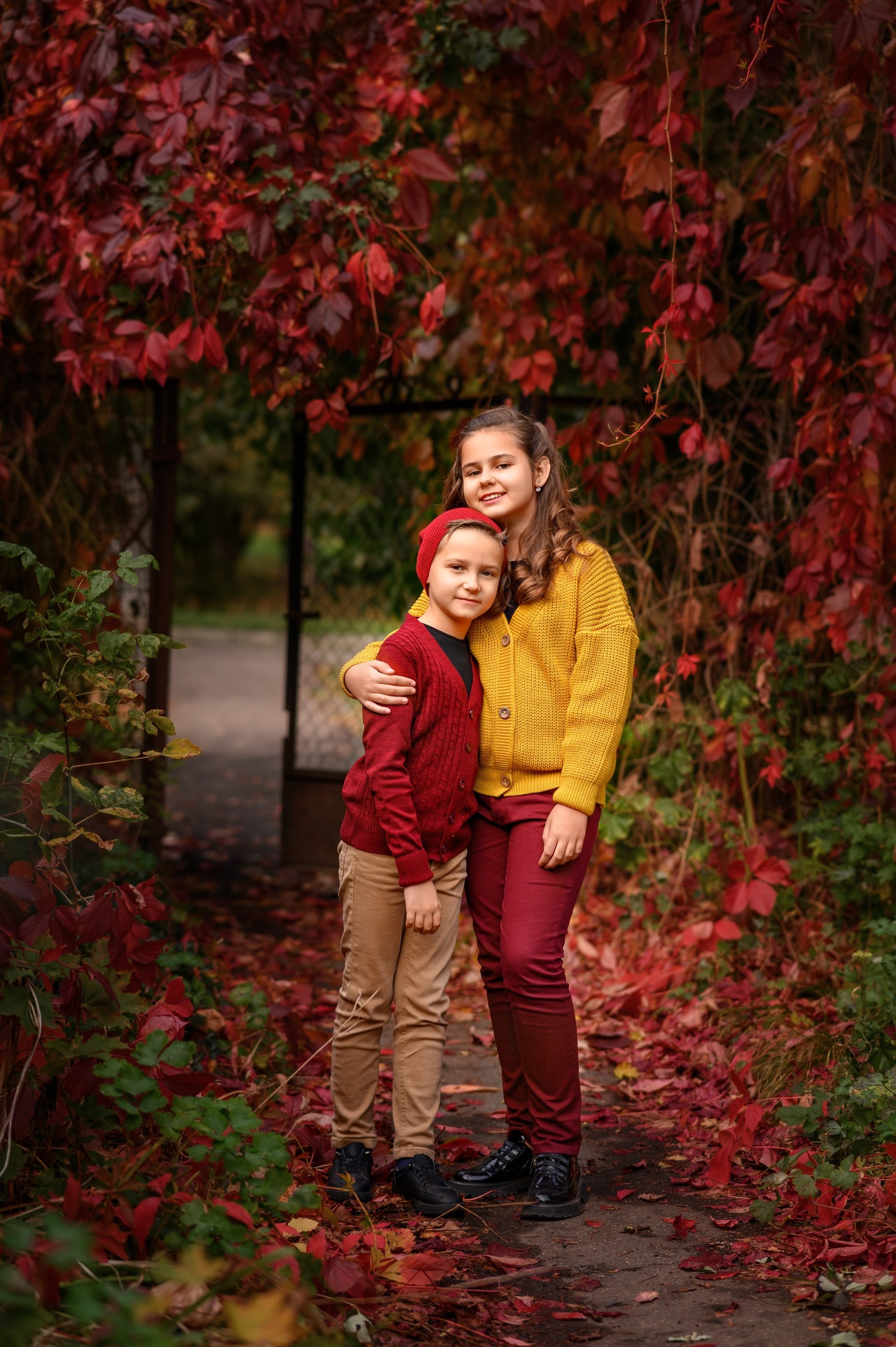 Мария с детьми