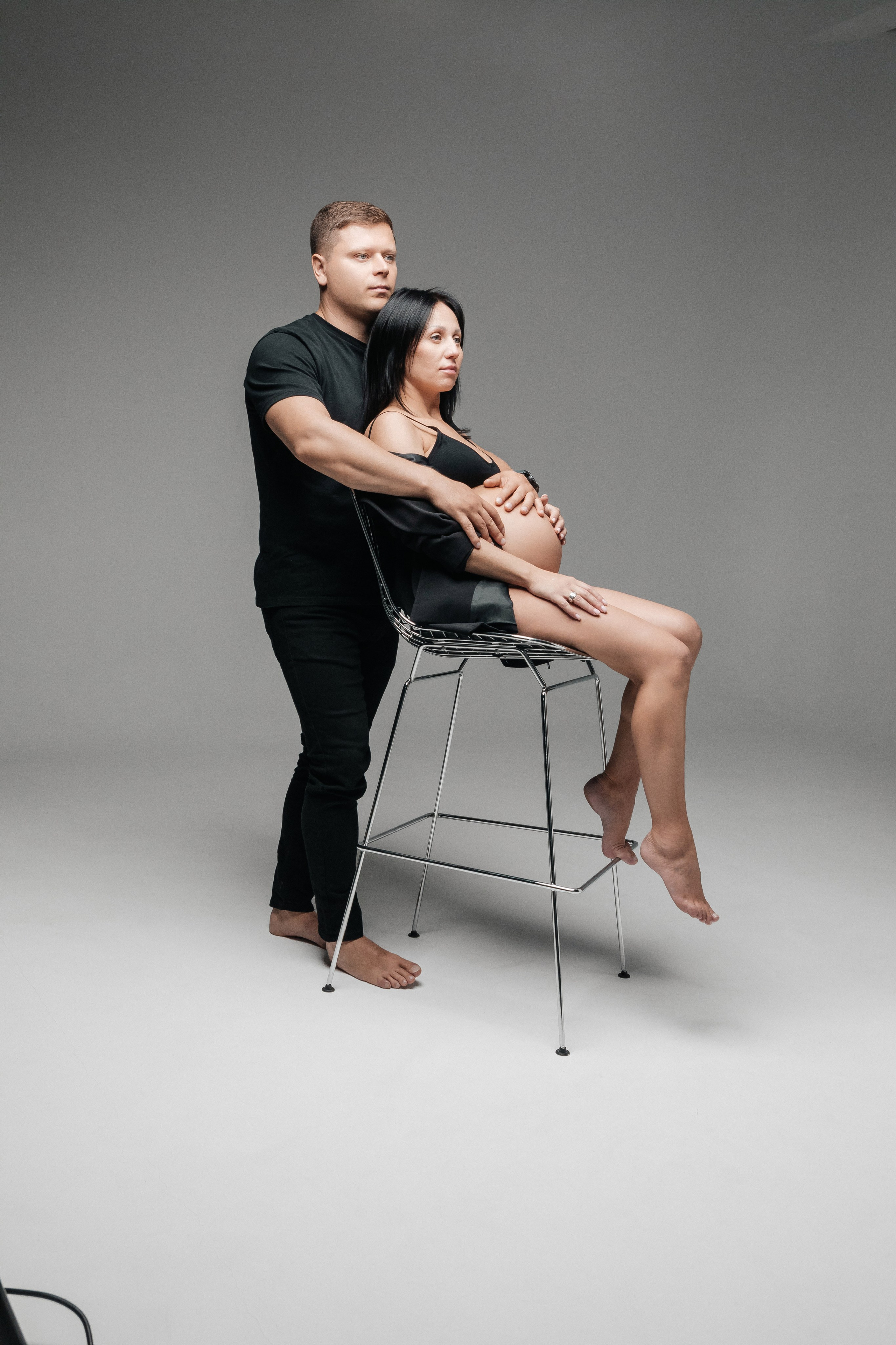 Семейная фотосессия в фотостудии. Свадебный и семейный фотограф Ибрагимова Мария из Екатеринбурга