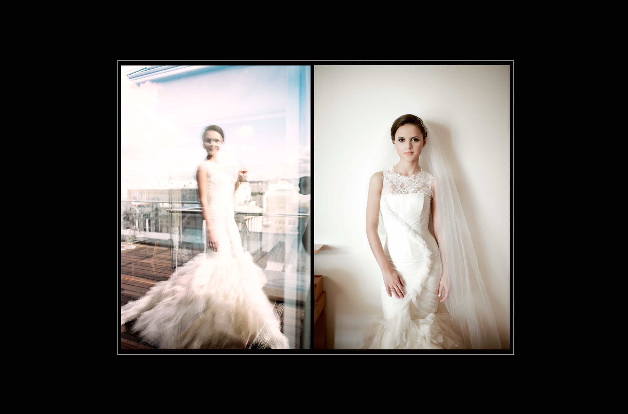  невеста в платье "Vera Wang"