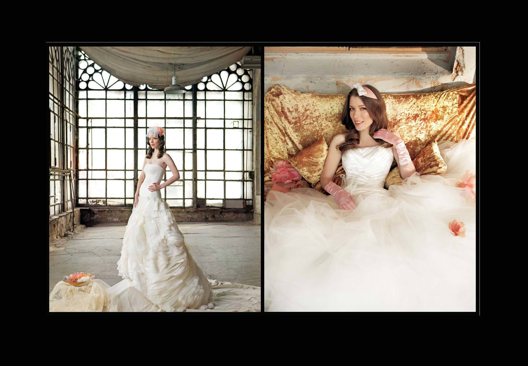 платье Rosa Clara, платье Maggie Sottero, перчатки Cornella James