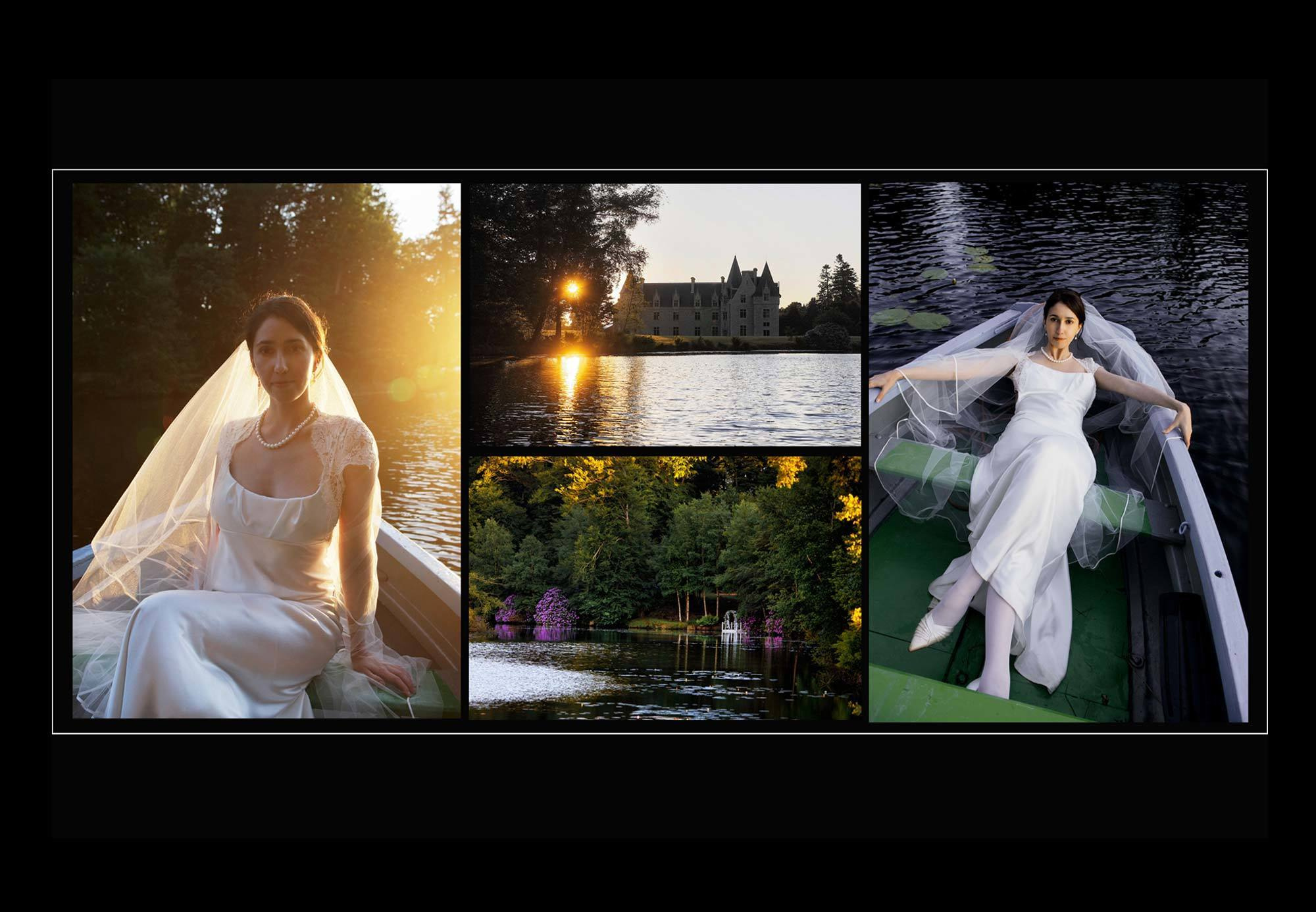 вечерняя съемка на свадьбе