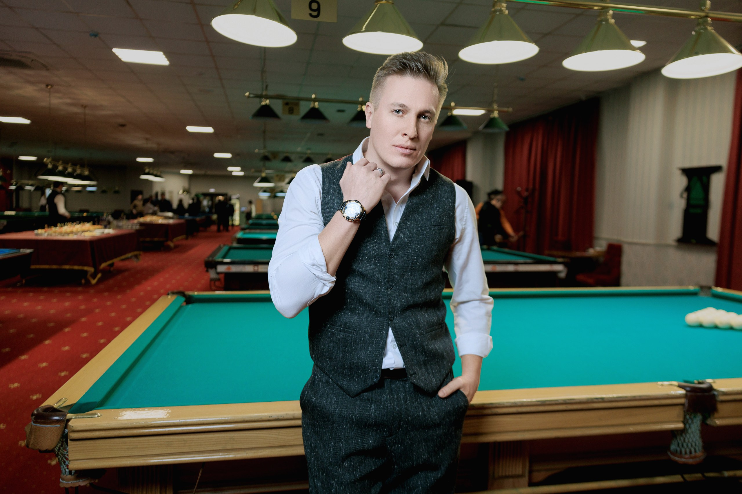 Репортаж с турнира по бильярду. Контент для бизнеса в Екатеринбурге Полдень Медиа