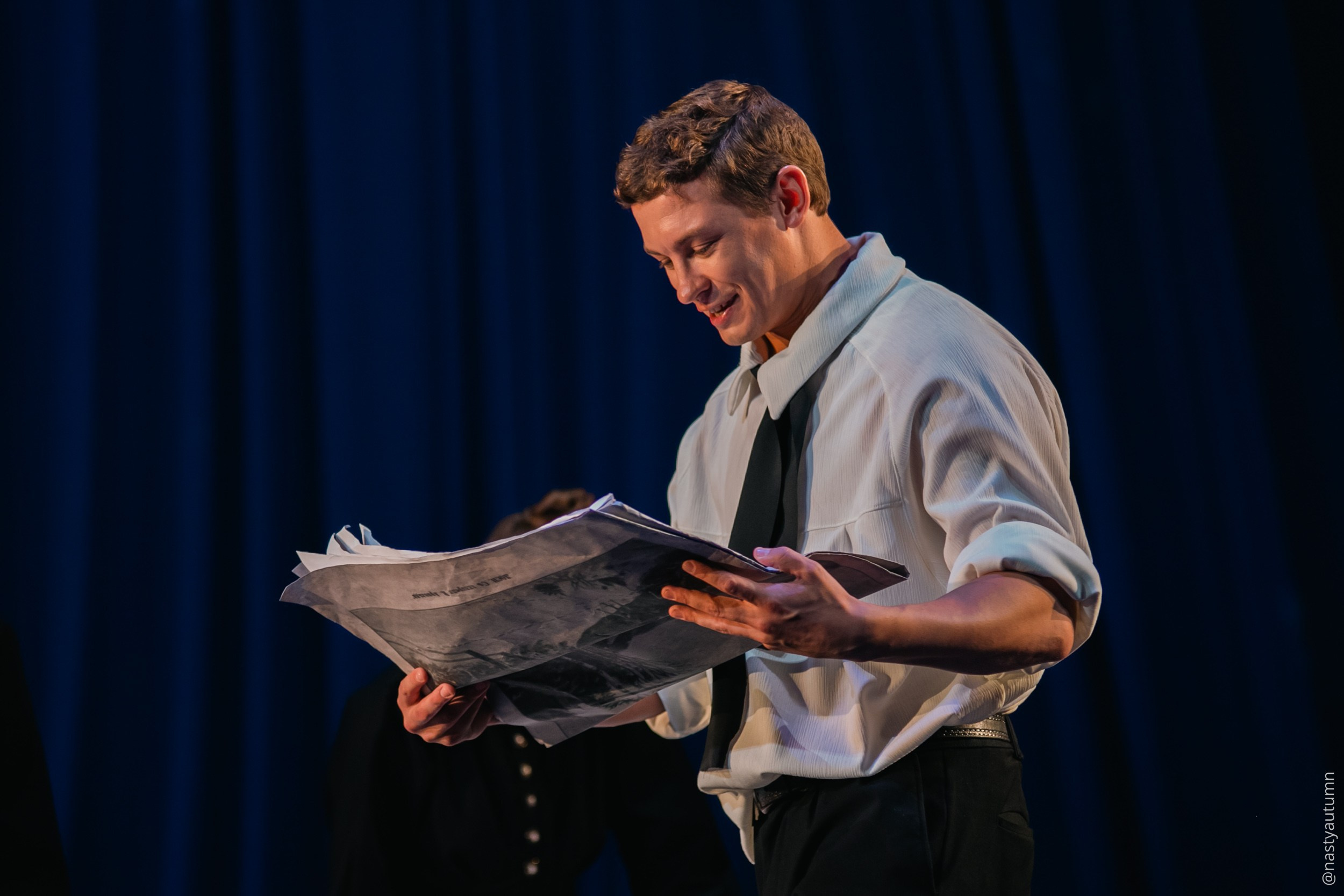 Генеральный прогон «Маяковский. Я сам.». Репортажный и концертный фотограф в Москве Анастасия Осень