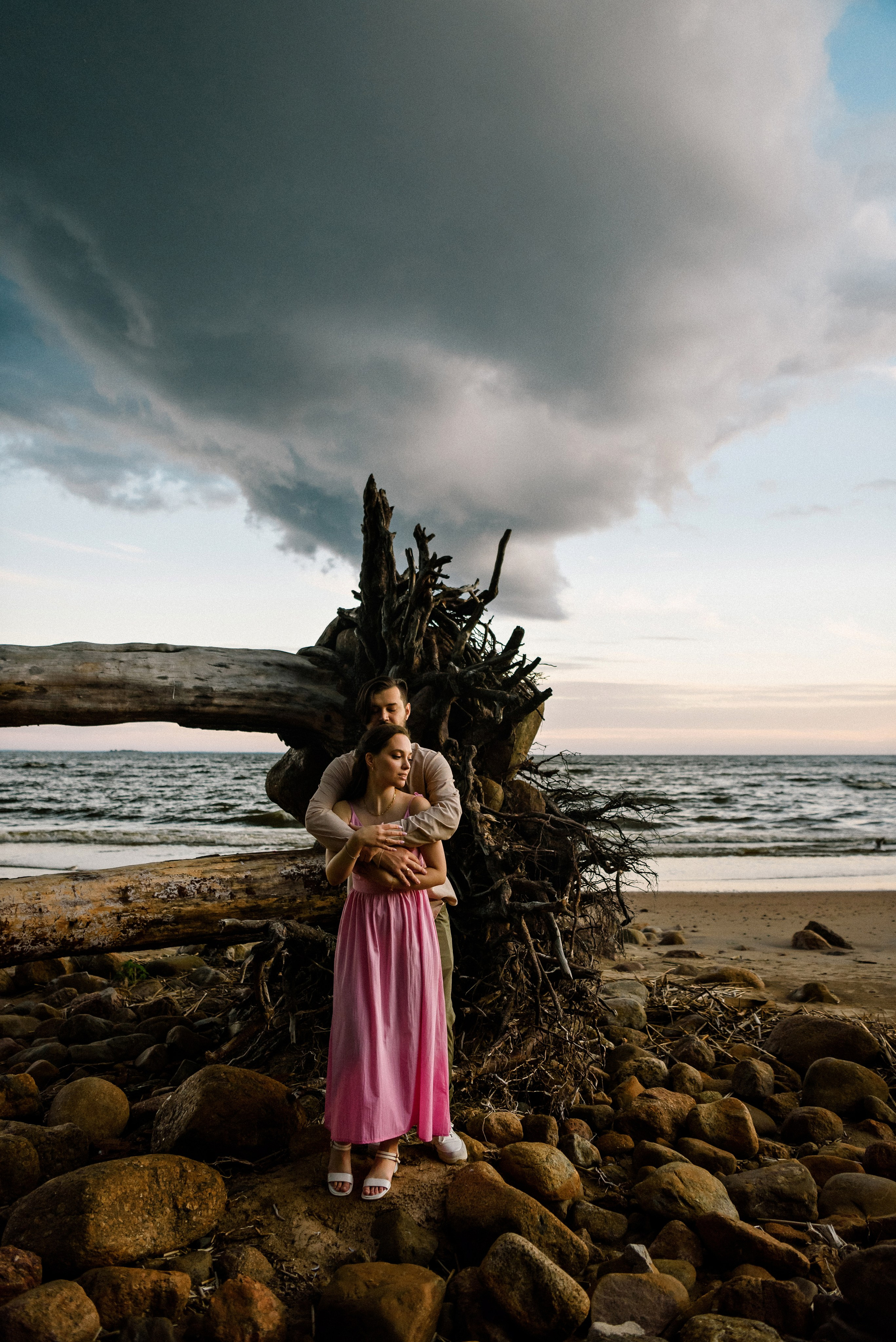 Настя и Вова Финский залив. Свадебный фотограф в Санкт-Петербурге София Шубик