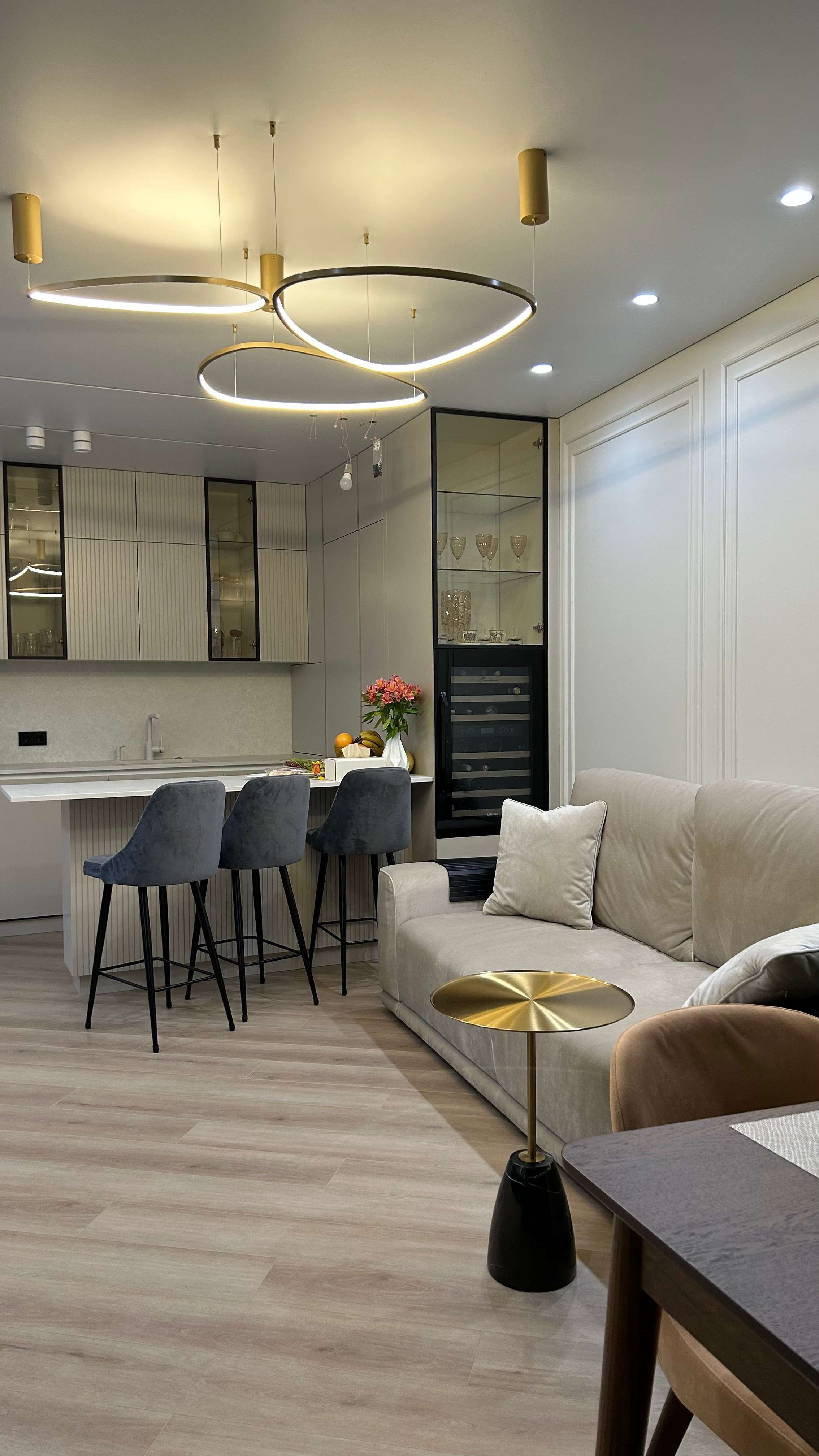 Квартира 116 м². Дизайнер интерьера Малюгина Ксения Санкт-Петербург