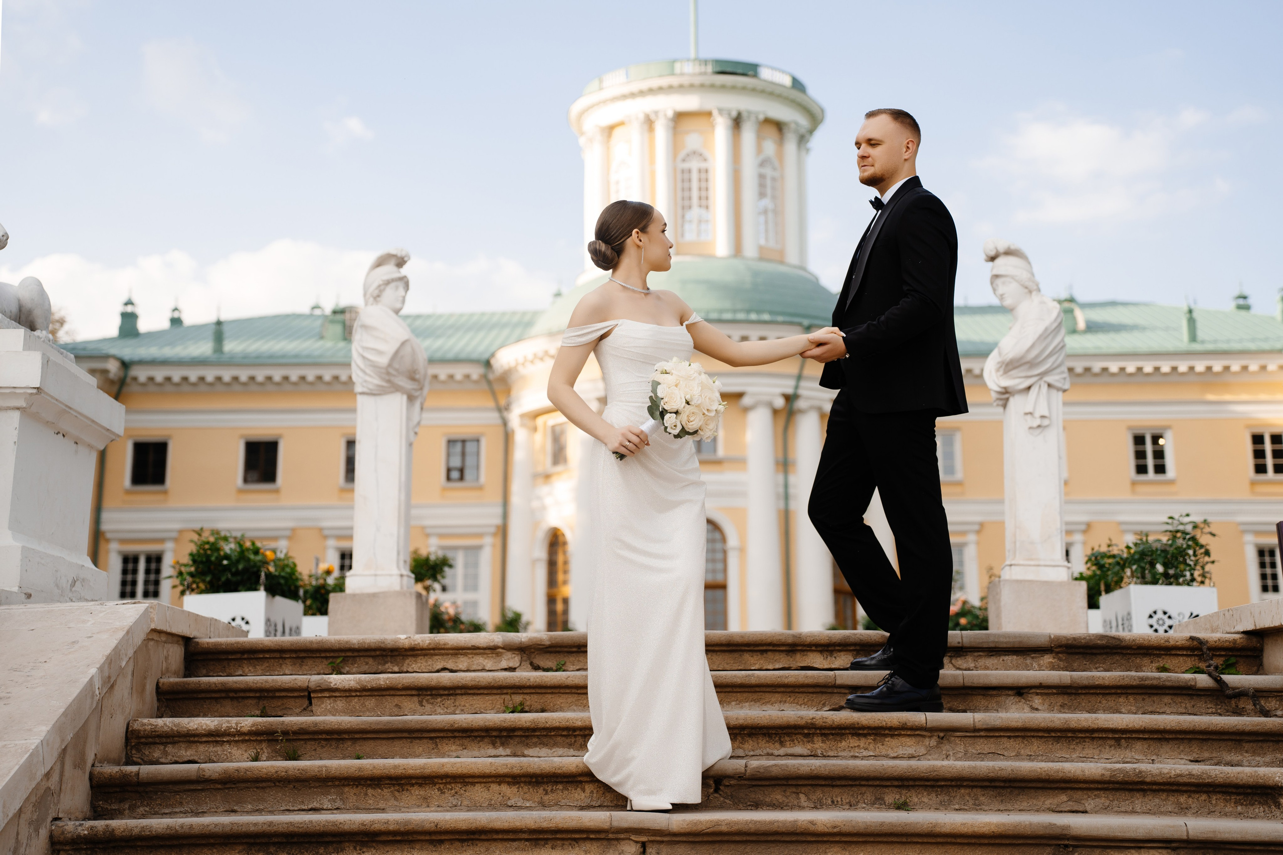 Архангельское свадебная фотосессия