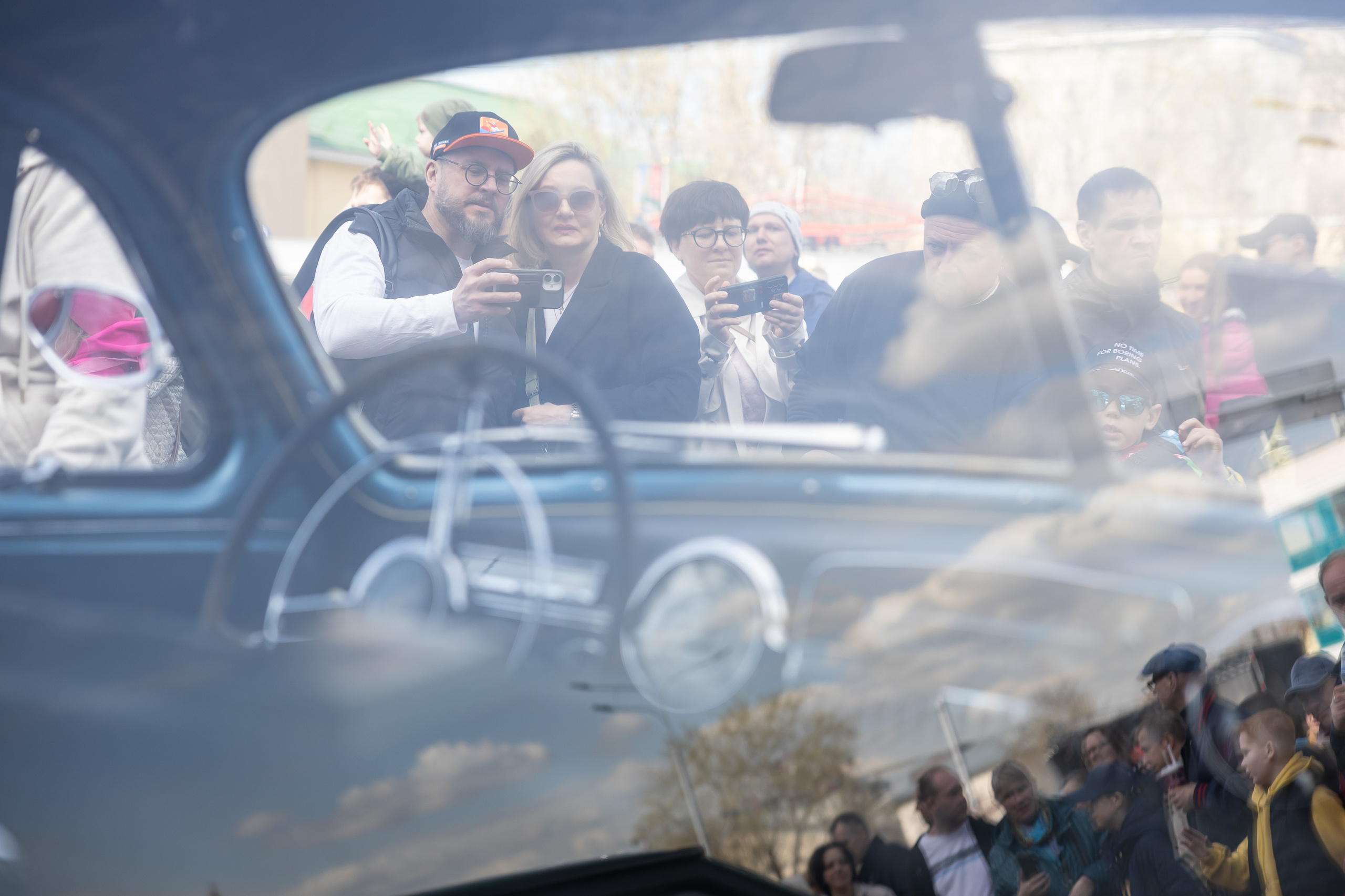 Парад трамваев 4 апреля в Москве. Фотограф Владимир Охрименко