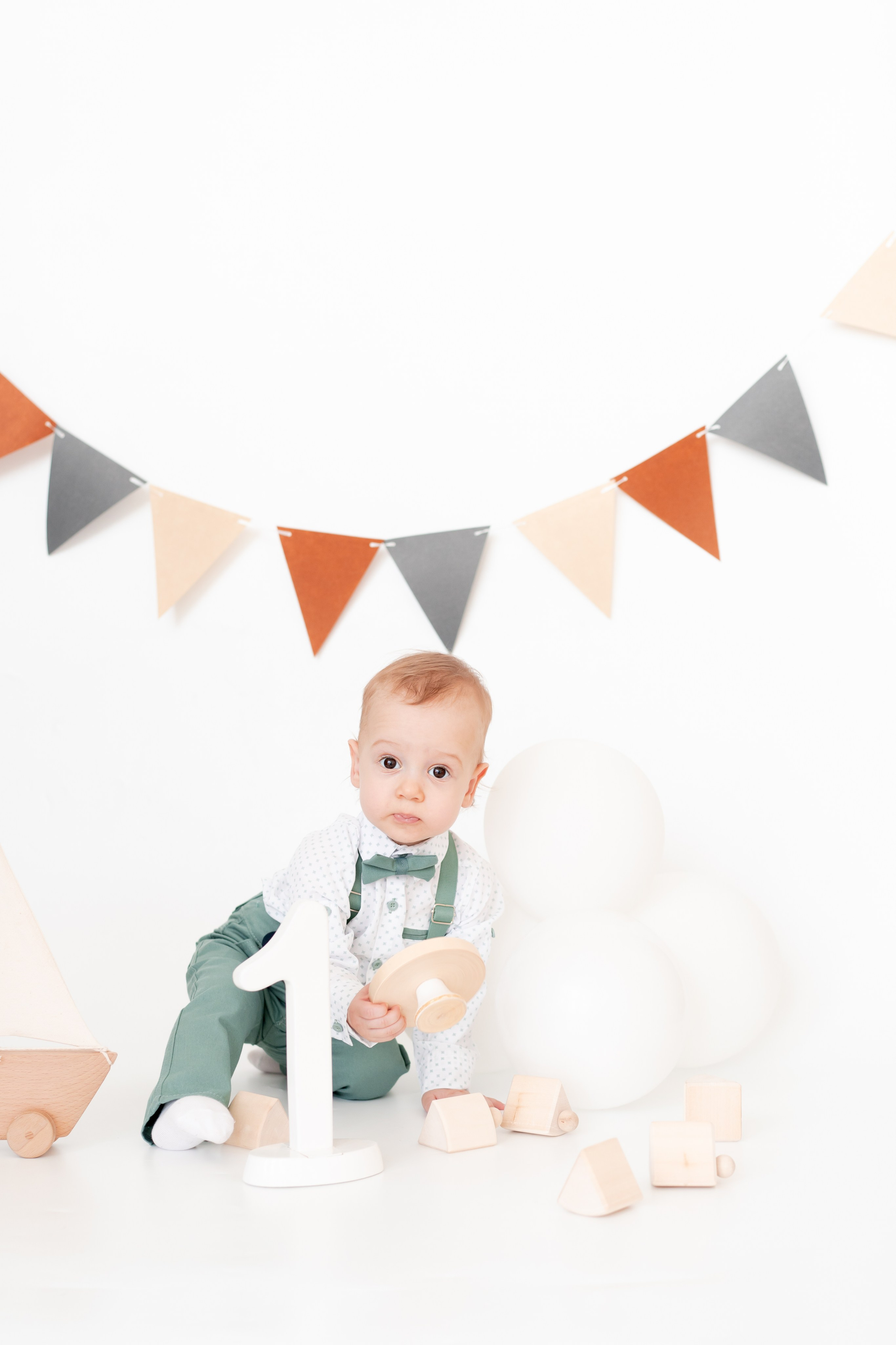 Олегу 1 годик!. Детская, семейная фотостудия в Санкт-Петербурге