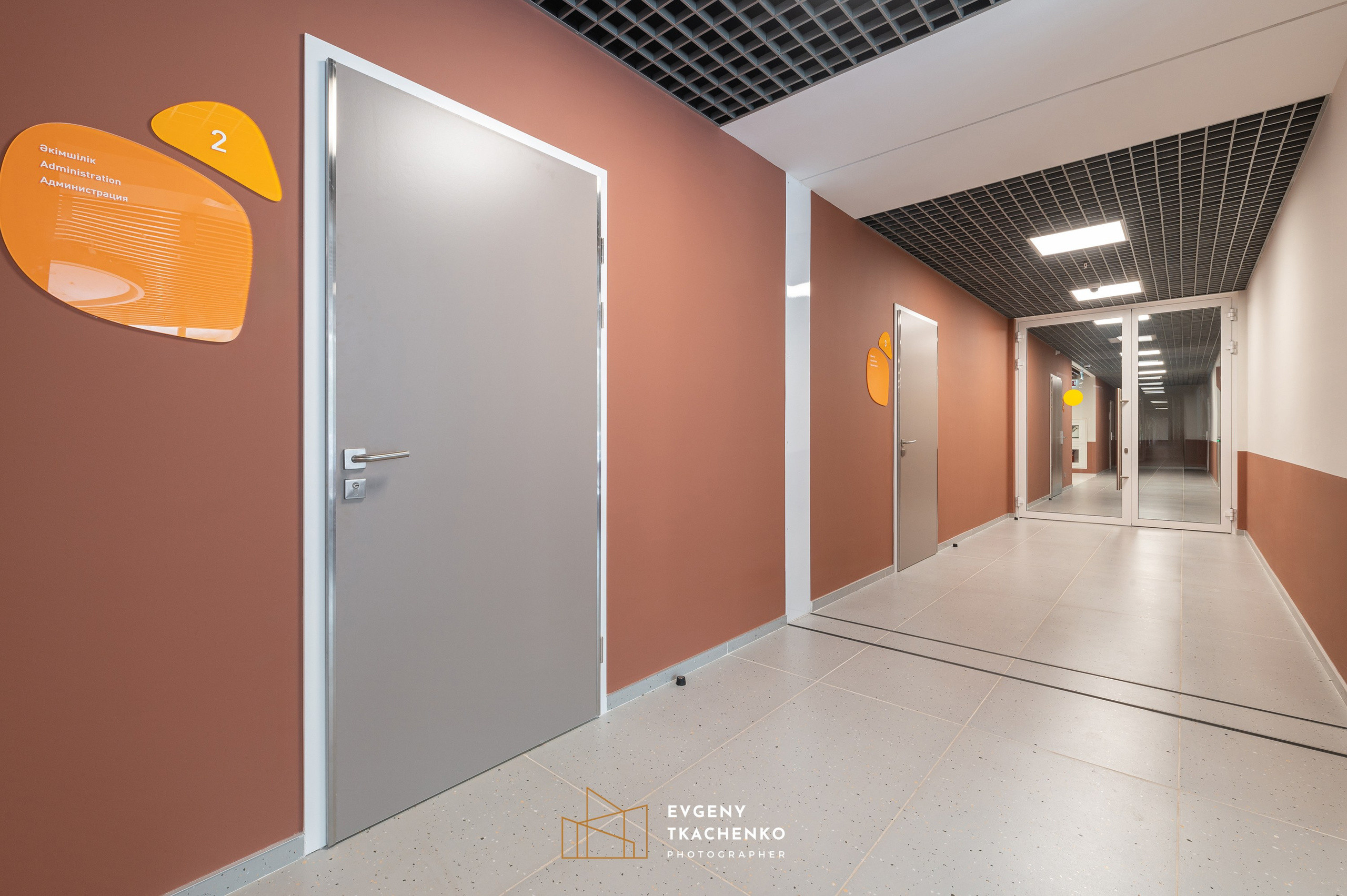 Общежитие университета NarXoz в Алматы. Архитектурный и интерьерный фотограф в Казахстане