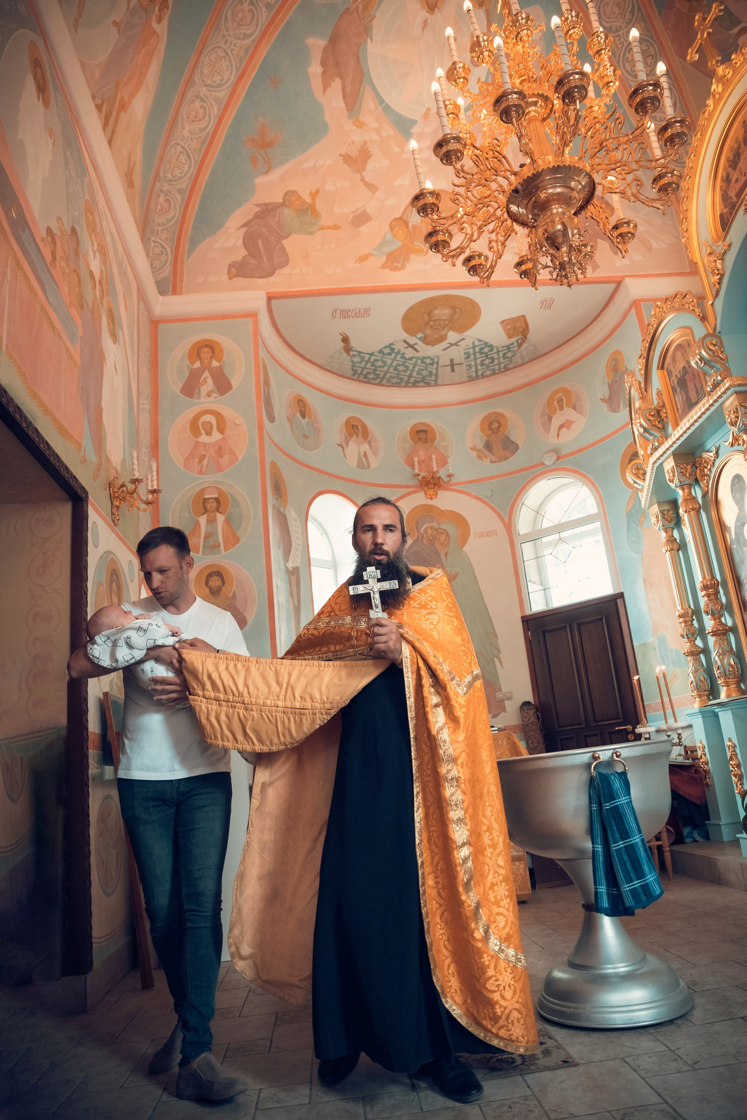 Таинство Крещения Крестовоздвиженский храм. Семейный фотограф Олеся Батурина Рязань