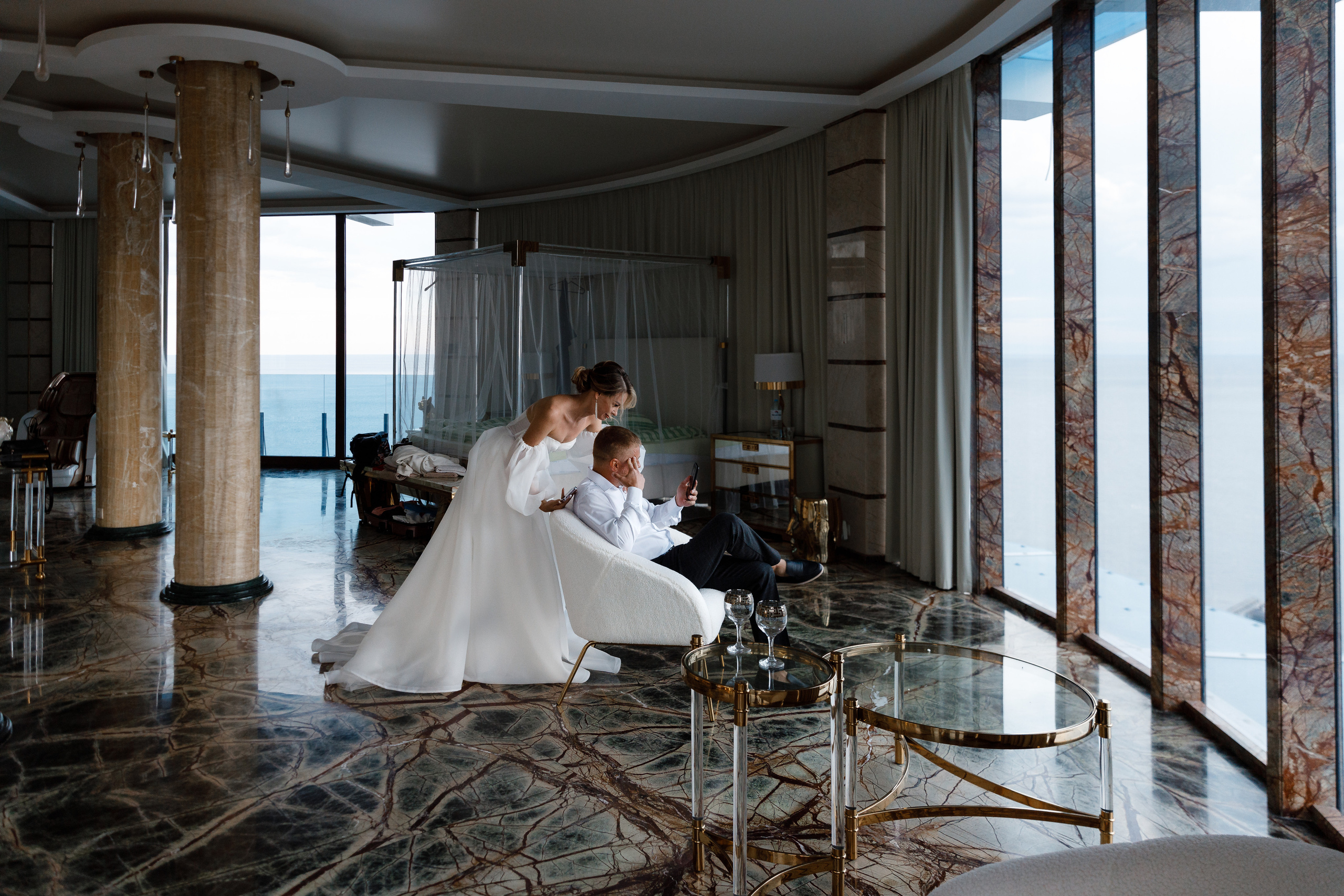 Южный берег Крыма. Камерная свадьба Кристины и Павла. Свадебный фотограф в Крыму и Севастополе Ольга Баскакова