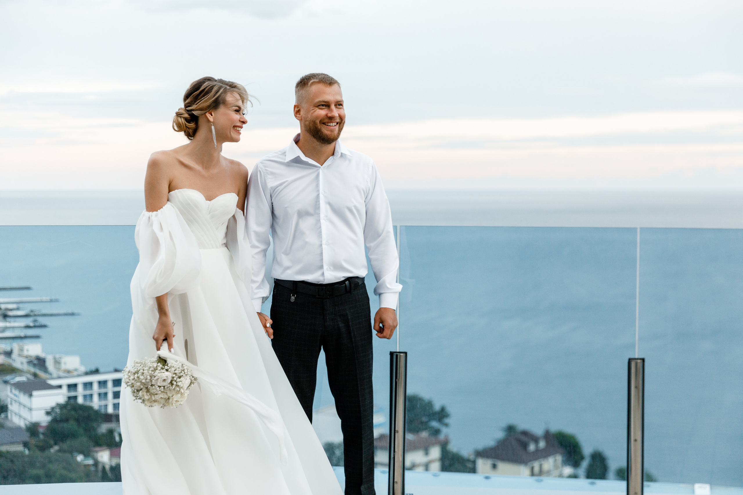 Южный берег Крыма. Камерная свадьба Кристины и Павла. Свадебный фотограф в Крыму и Севастополе Ольга Баскакова