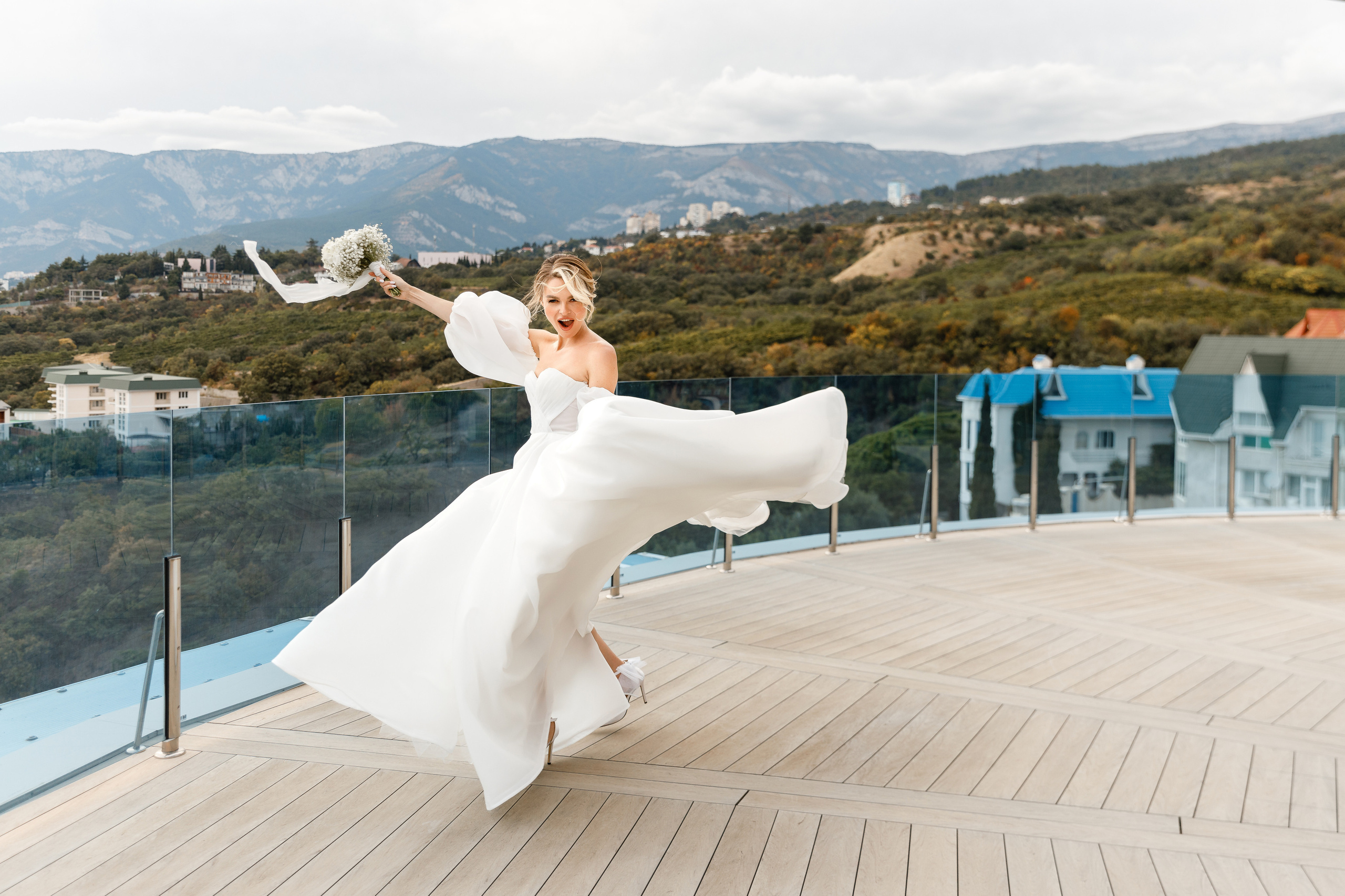 Южный берег Крыма. Камерная свадьба Кристины и Павла. Свадебный фотограф в Крыму и Севастополе Ольга Баскакова