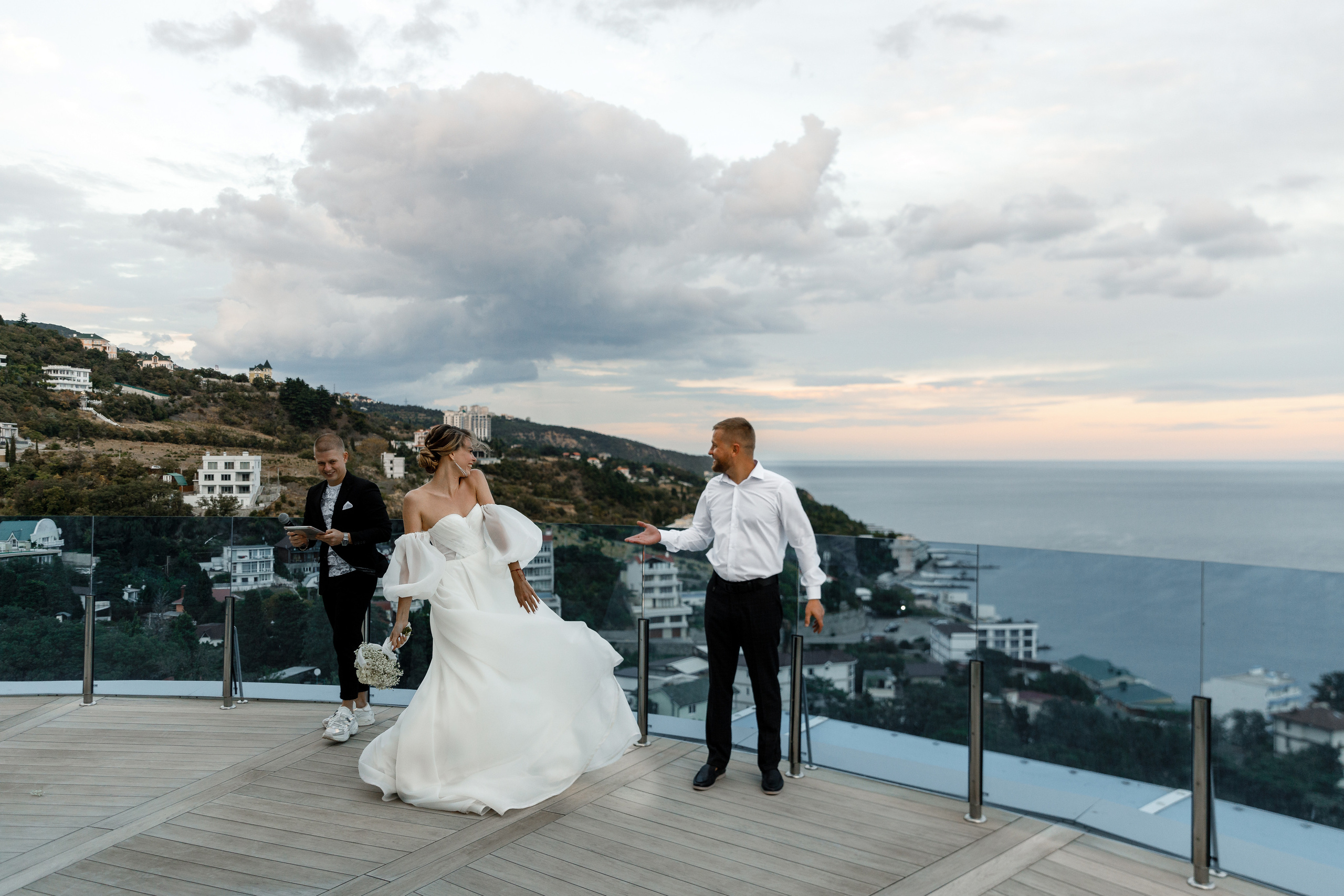 Южный берег Крыма. Камерная свадьба Кристины и Павла. Свадебный фотограф в Крыму и Севастополе Ольга Баскакова