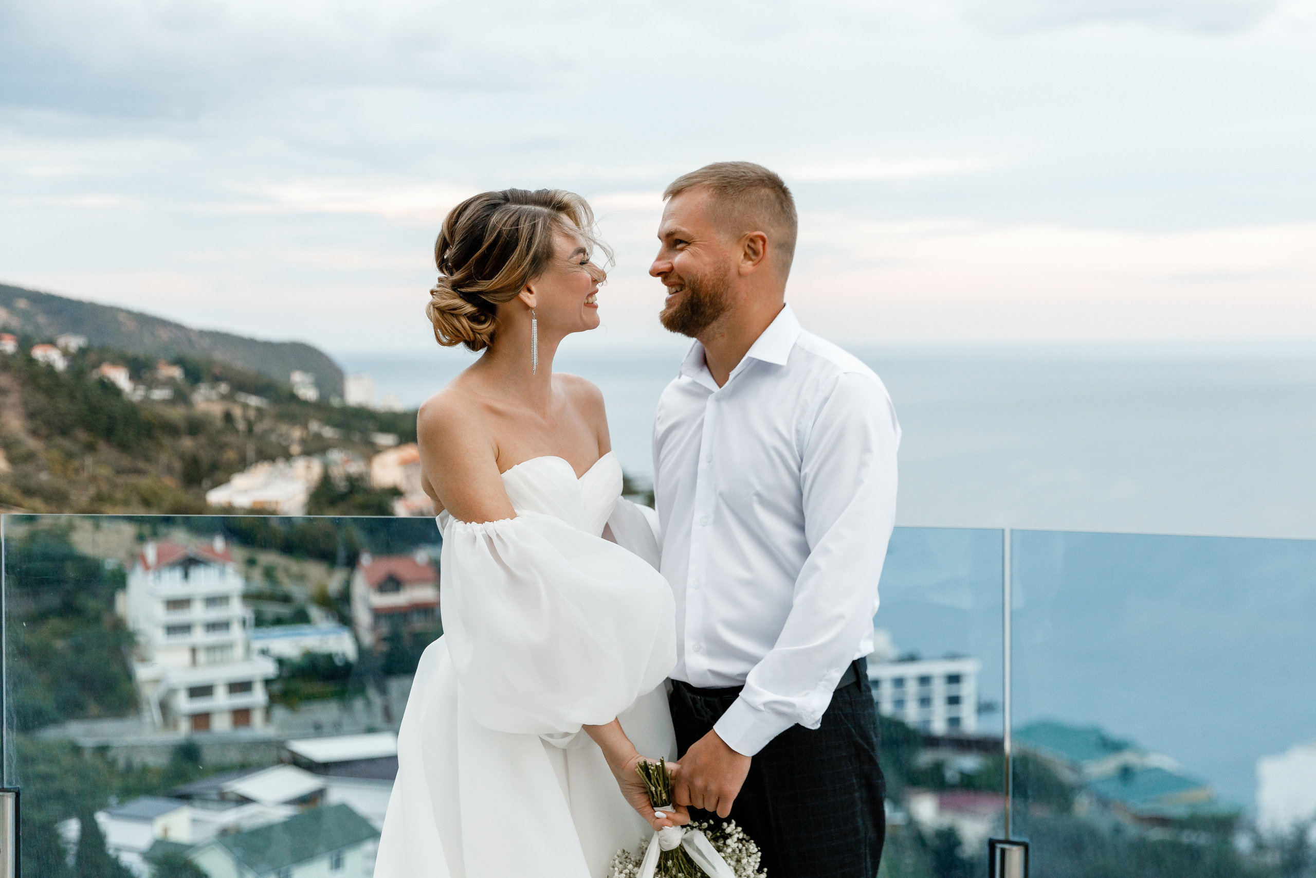 Южный берег Крыма. Камерная свадьба Кристины и Павла. Свадебный фотограф в Крыму и Севастополе Ольга Баскакова