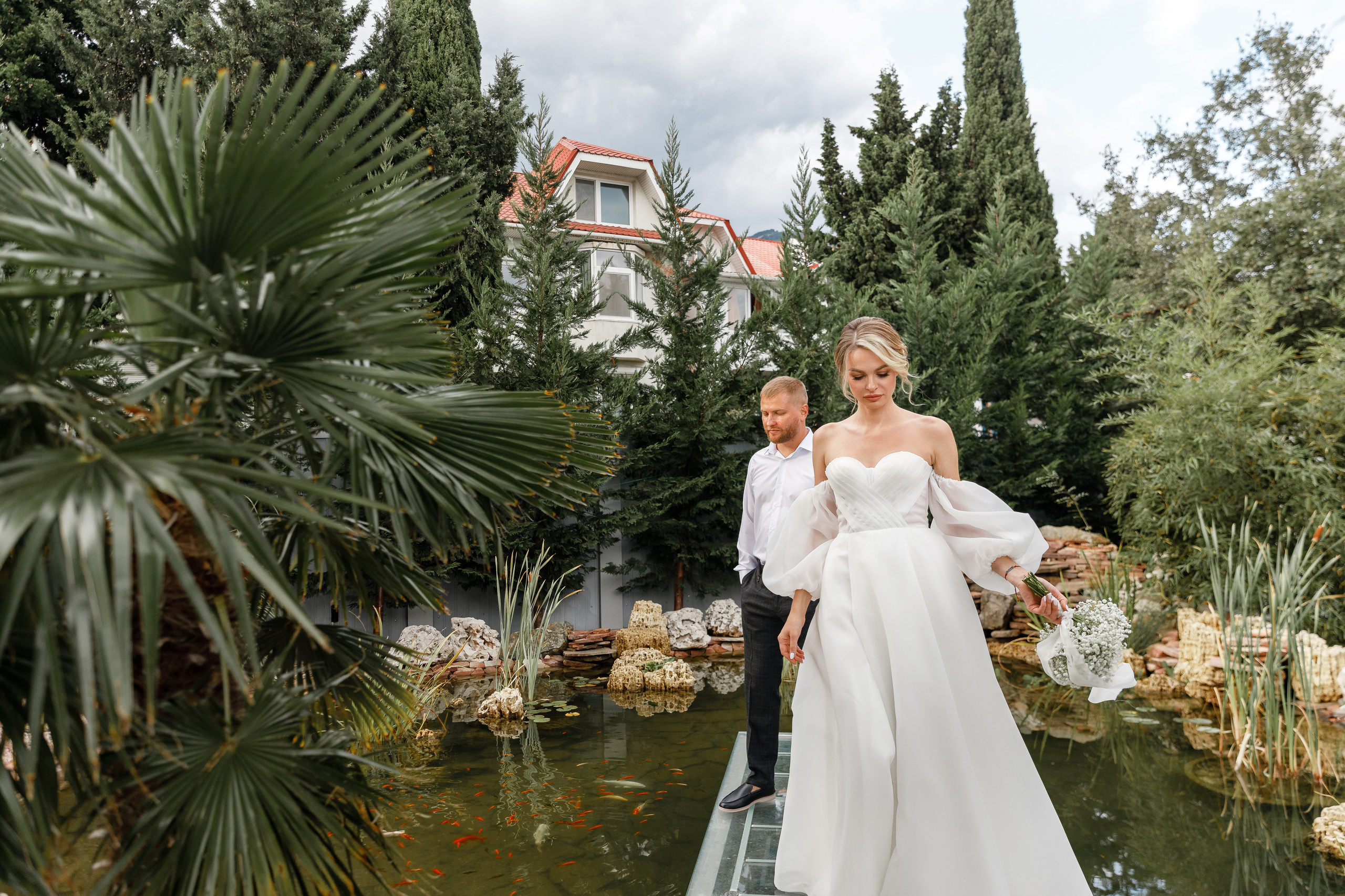 Южный берег Крыма. Камерная свадьба Кристины и Павла. Свадебный фотограф в Крыму и Севастополе Ольга Баскакова