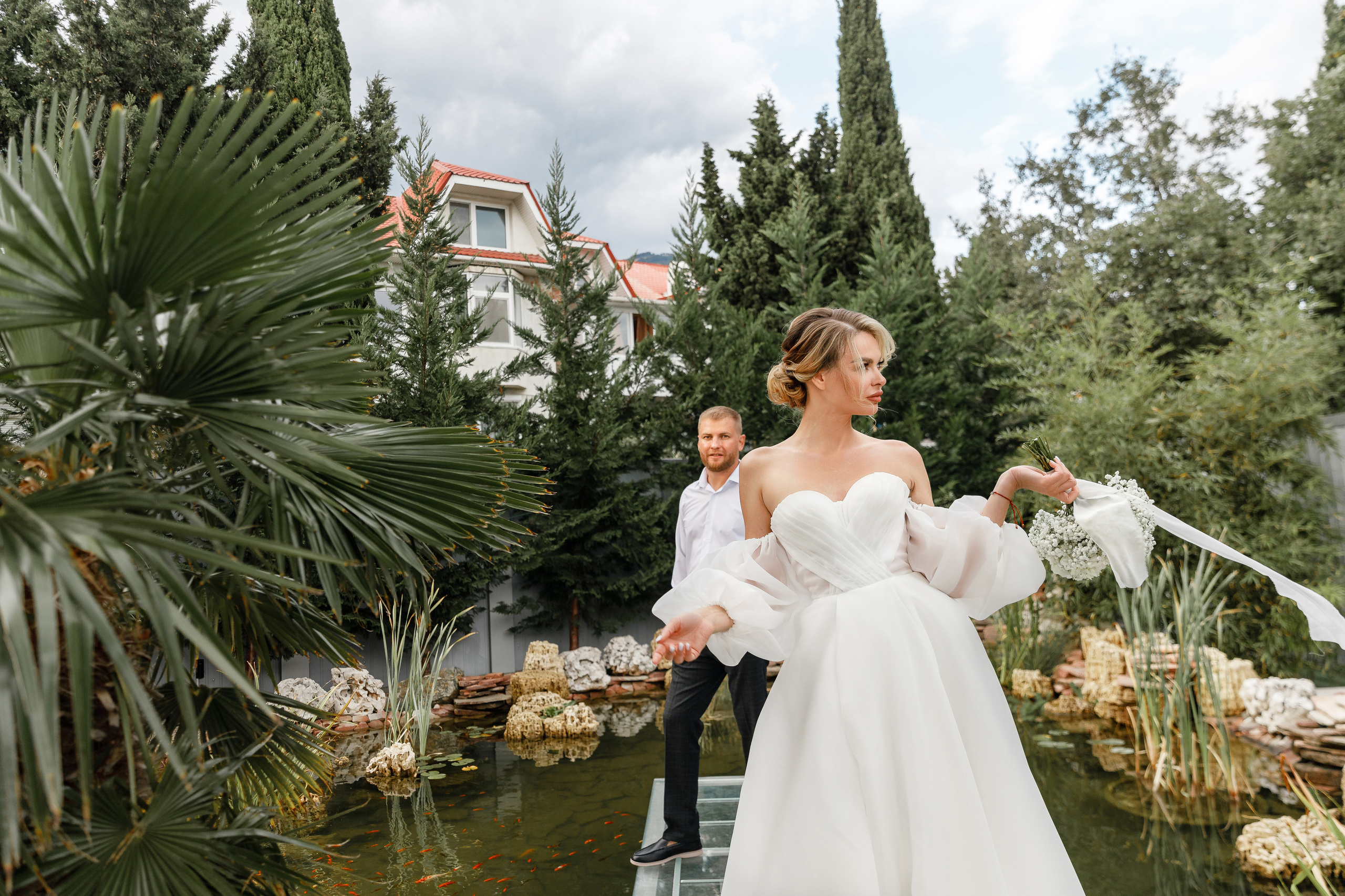 Южный берег Крыма. Камерная свадьба Кристины и Павла. Свадебный фотограф в Крыму и Севастополе Ольга Баскакова