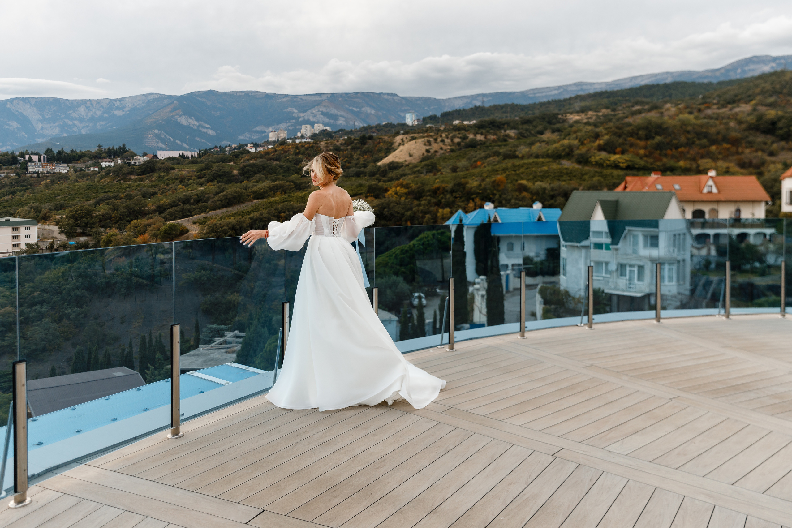 Южный берег Крыма. Камерная свадьба Кристины и Павла. Свадебный фотограф в Крыму и Севастополе Ольга Баскакова