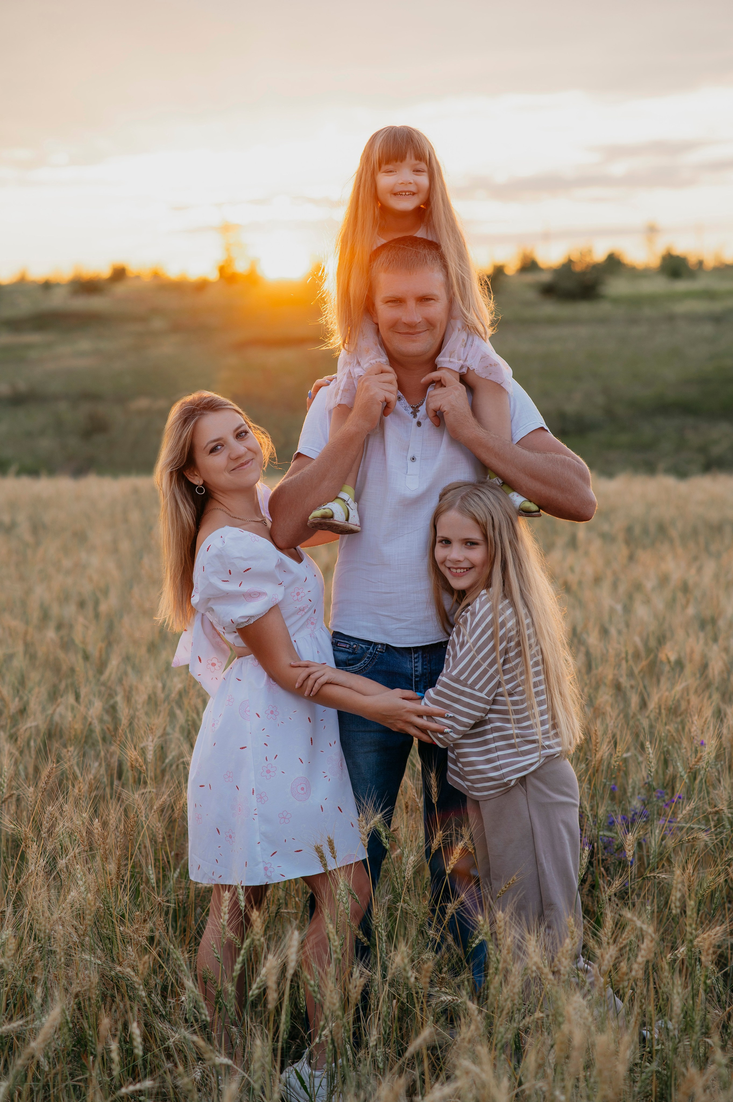 Пшеничный закат. Фотограф Дарья Семина