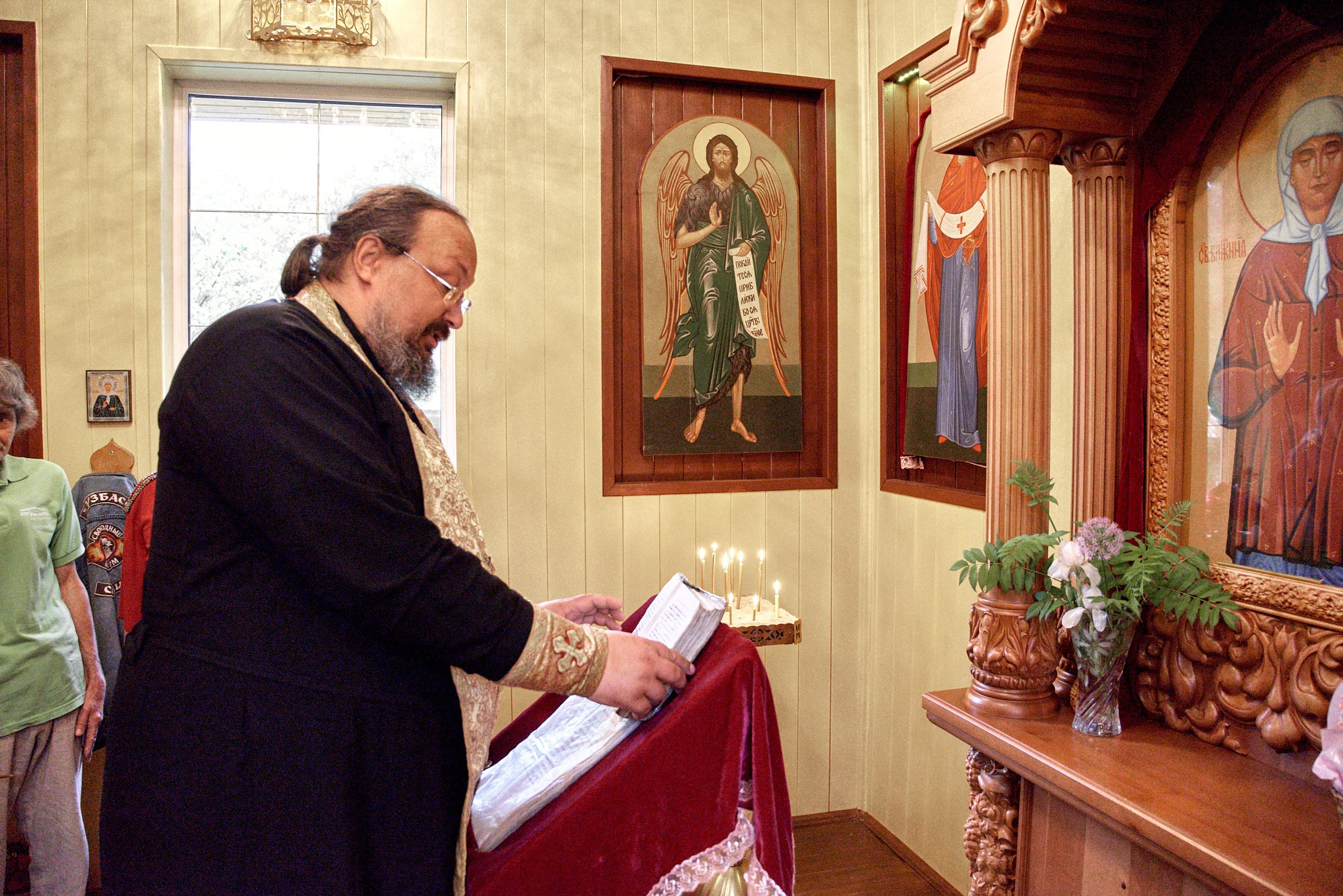 Фотосессия крещение Варвары