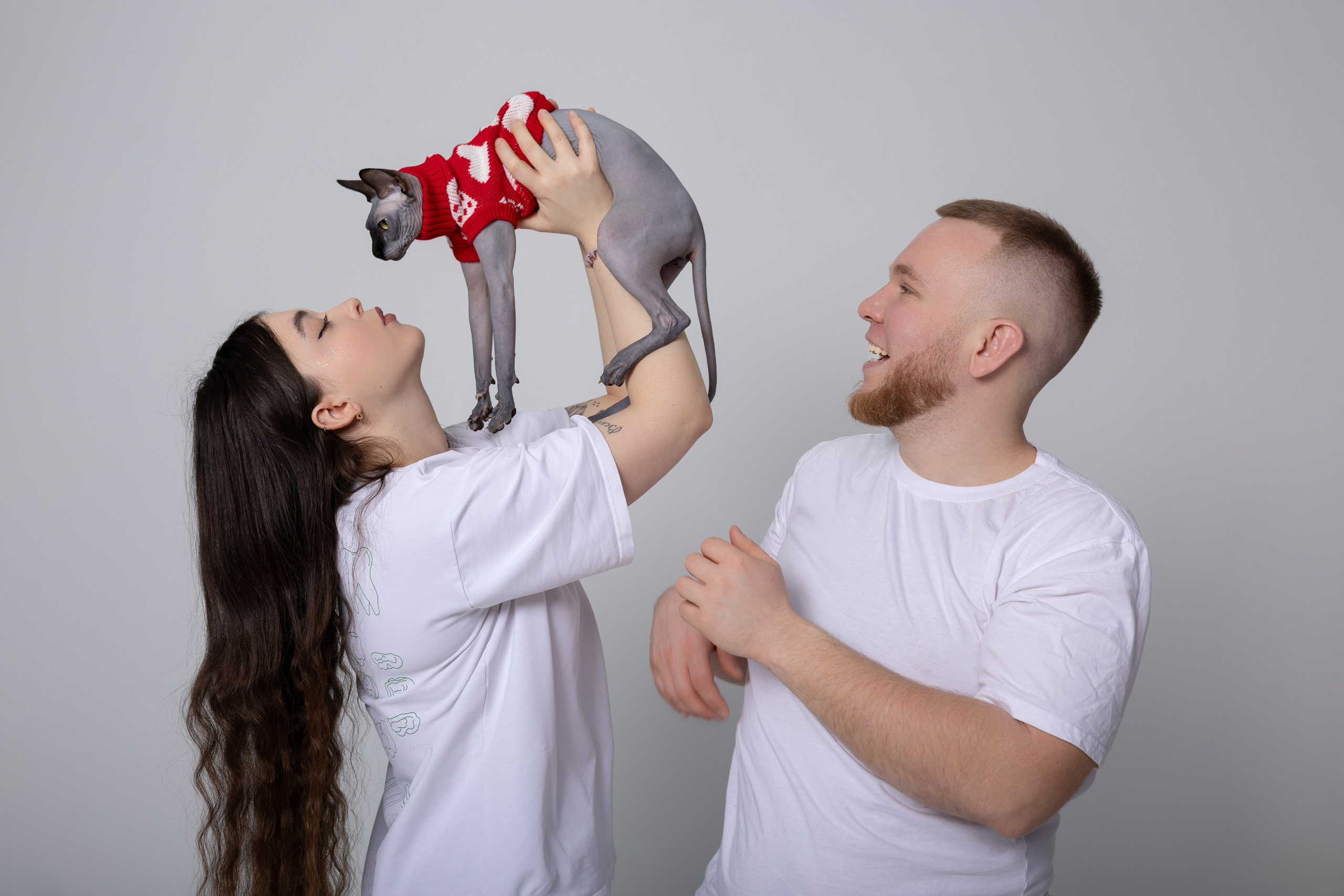 Маргарита и Никита и их сфинксы. Фотограф в Санкт-Петербурге Козырь Олеся