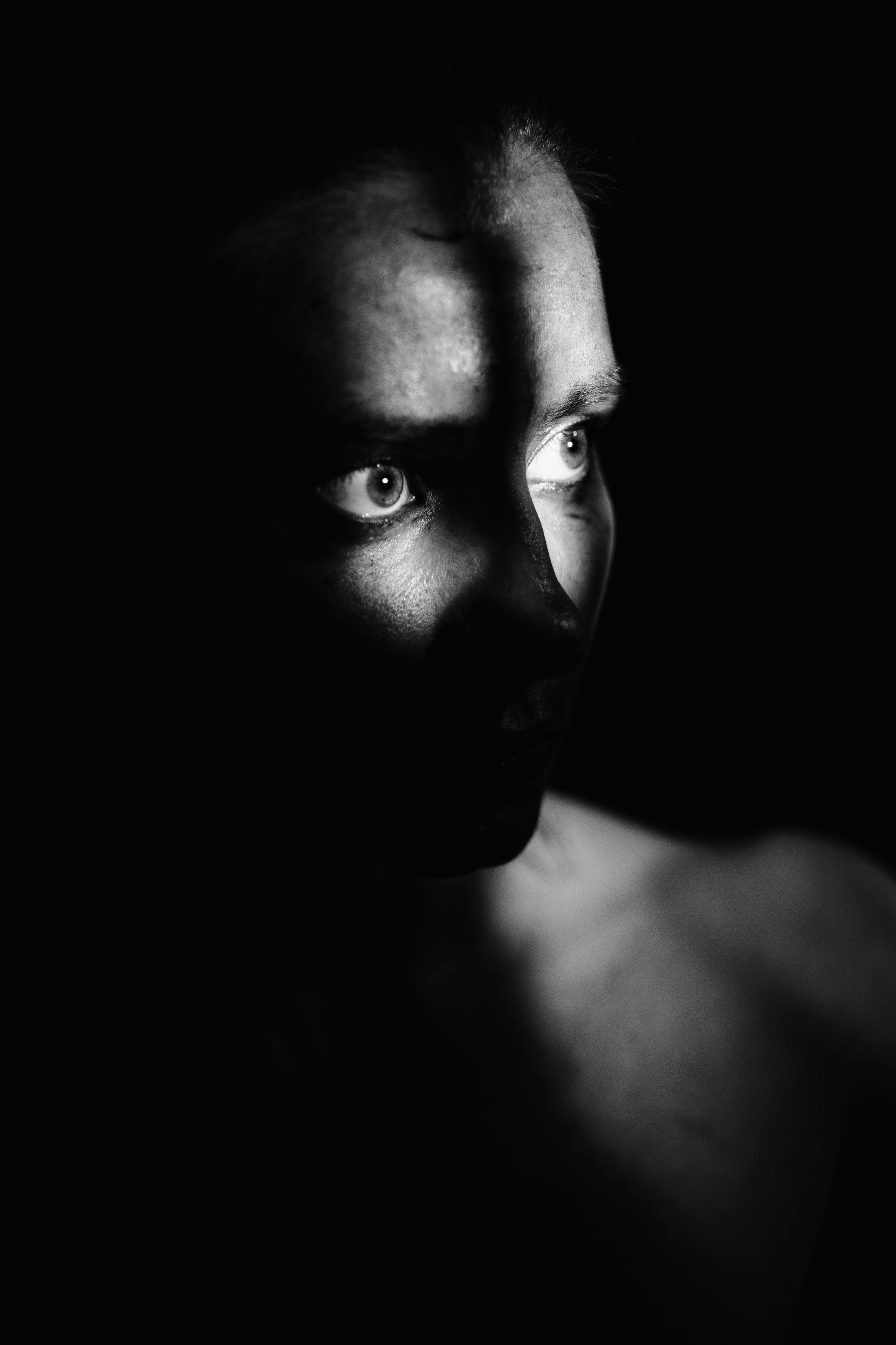 self-portrait, автопортрет, black and white, Санкт-Петербург, 2021