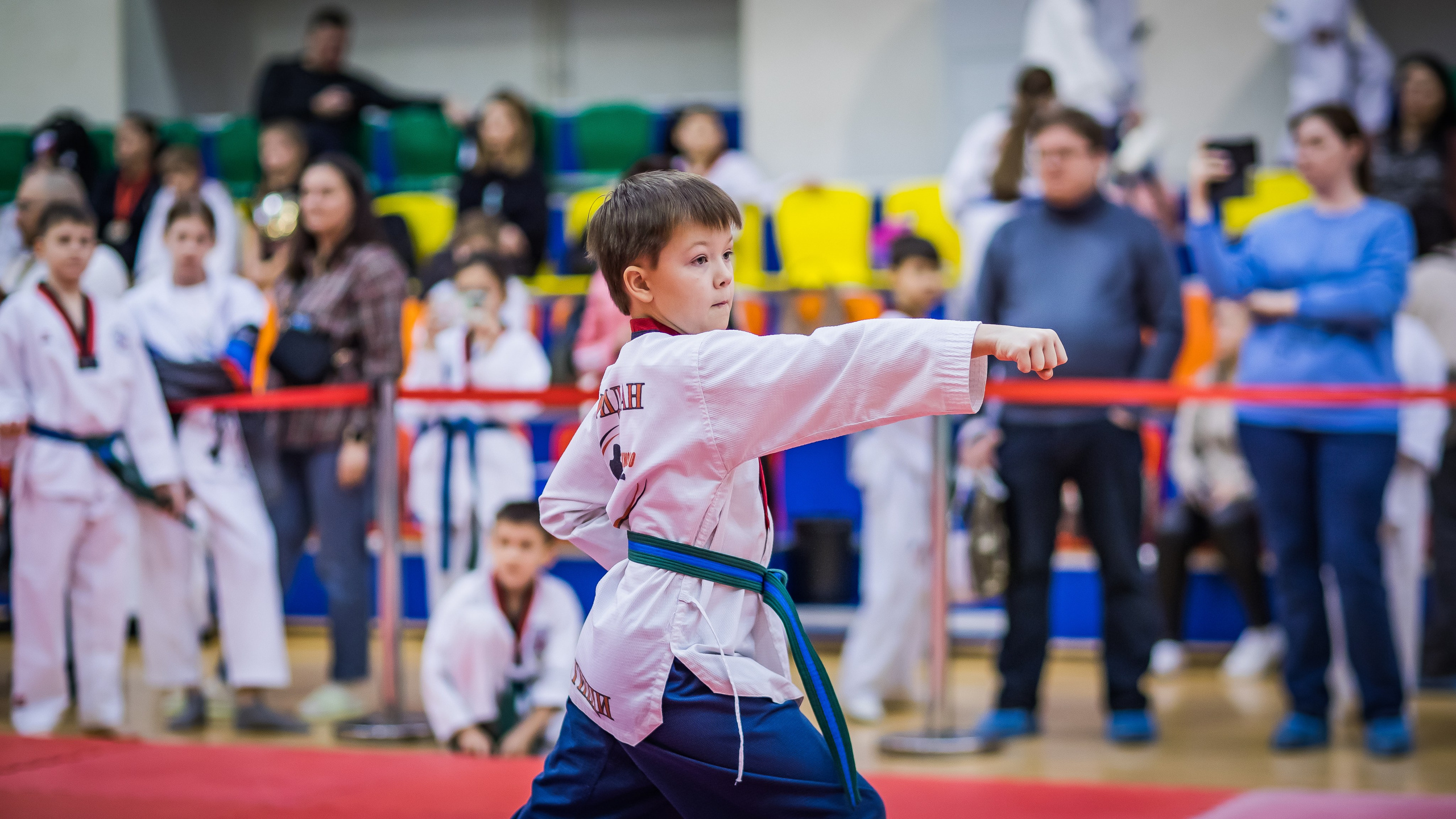 Турнир Федерации детского тхэквондо России по дисциплине ПХУМСЭ. Спортивный фотограф Максим Серегин