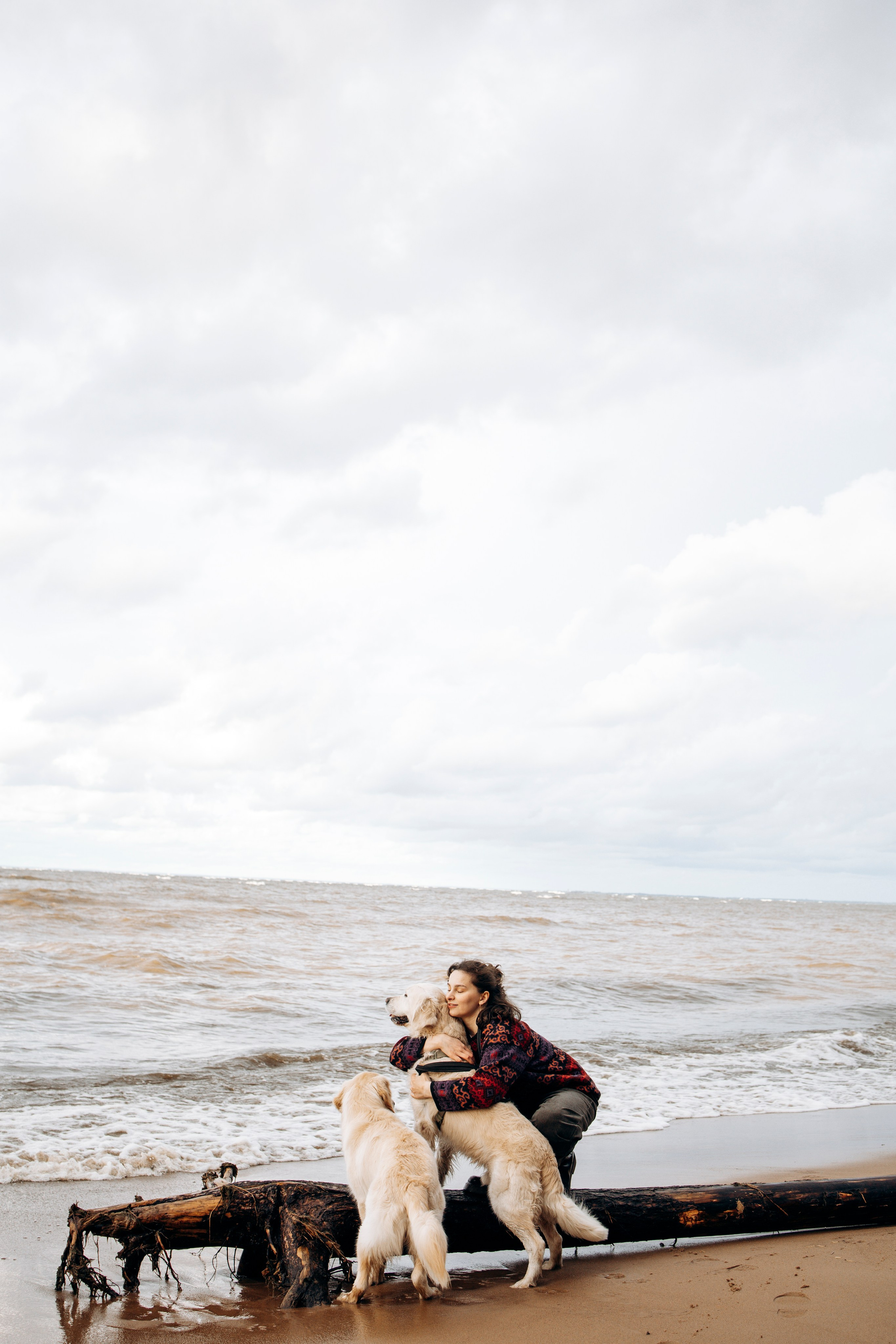 Прогулка Насти с Арчи и Арагоном. Фотограф-анималист в Санкт-Петеребурге Титова Алиса