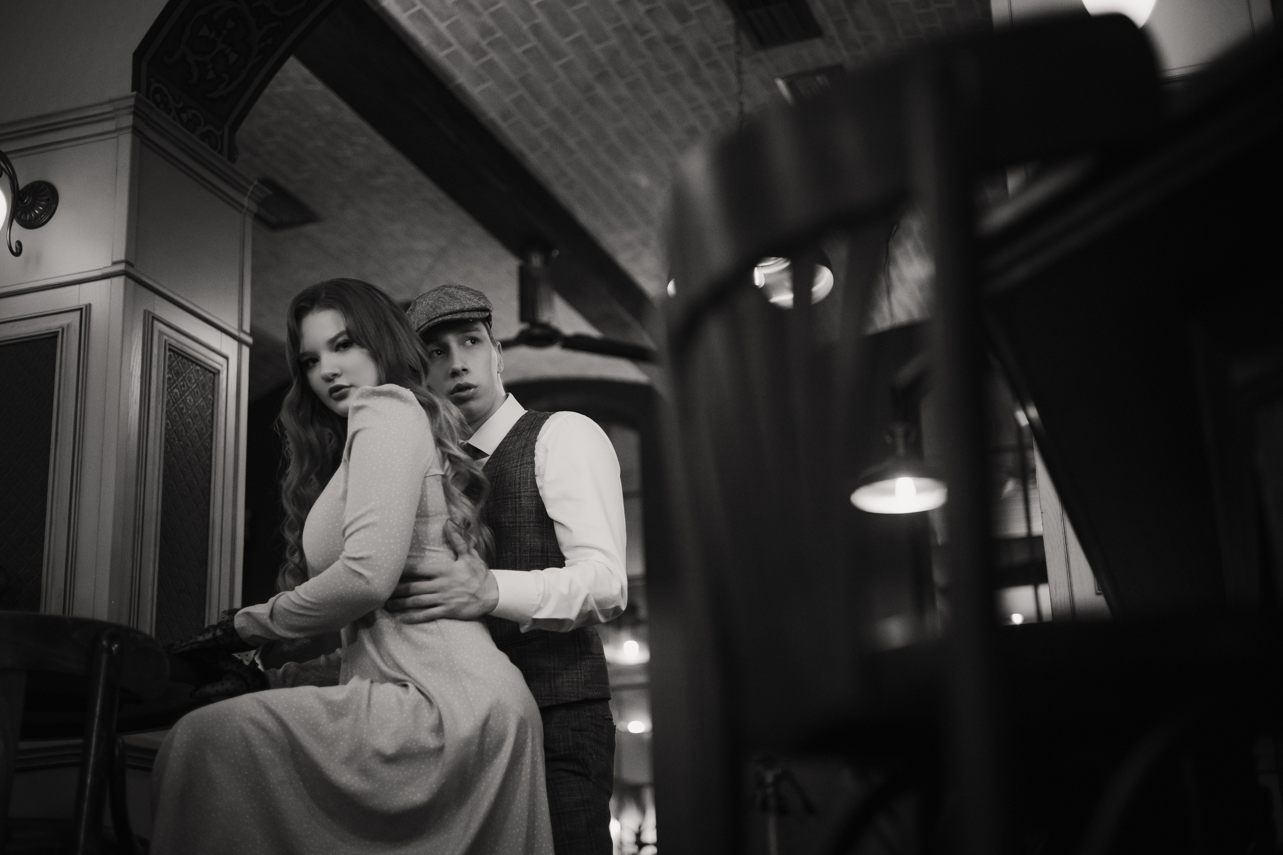 Фотосессия пары в стиле «Острые козырьки». Свадебный и семейный фотограф в Самаре и Тольятти | Елена Топанцева