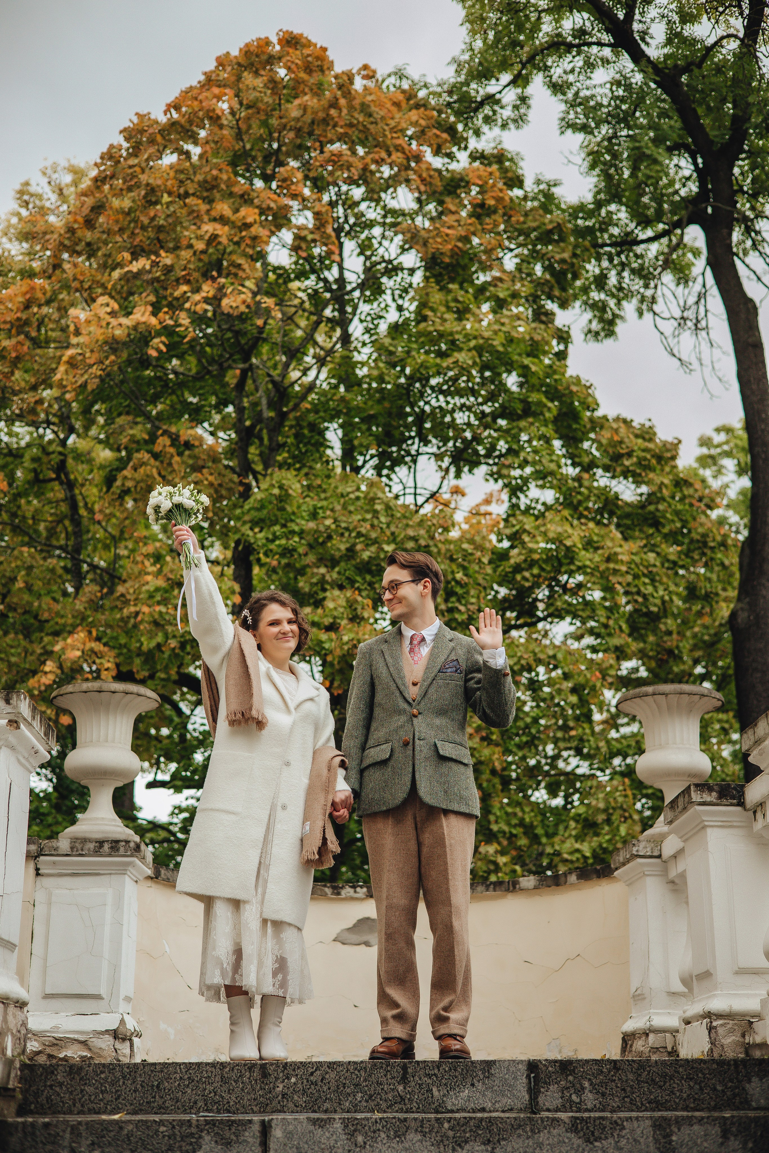 Антон & Даша. Царское Село, осень. Свадебный и семейный фотограф Пушкин Царское Село СПБ Питер Санкт-Петербург и Рязань Ольга Козлова