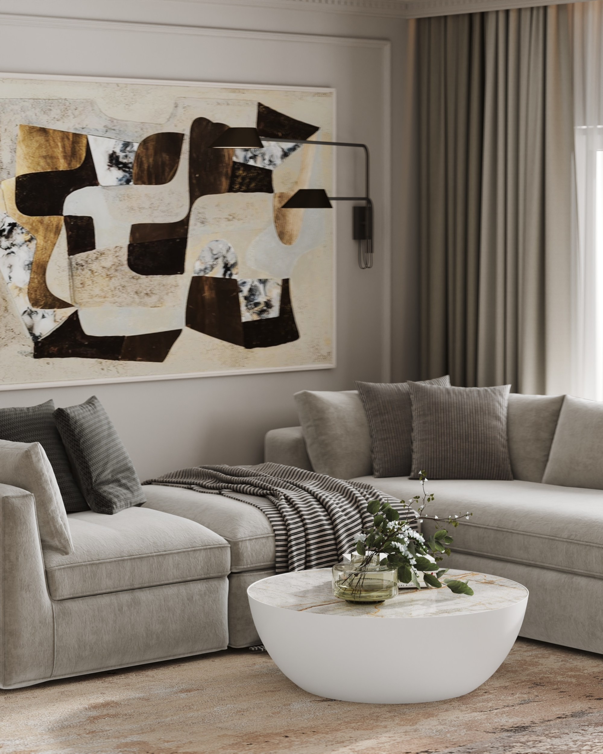 ЖК Сияние | 92.5 м² | 2025. 3D Визуализатор Великородная Виктория