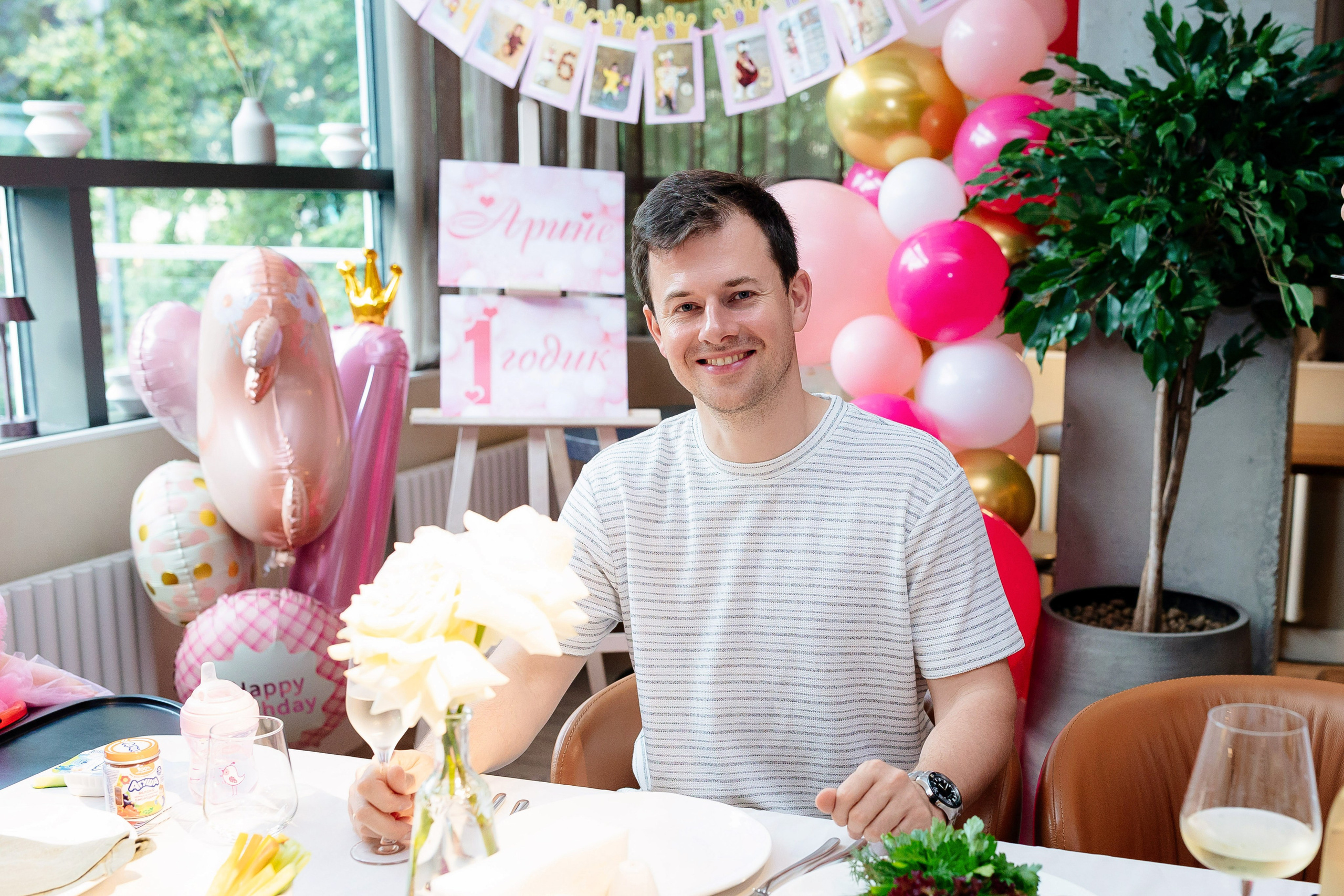 Арине 1 годик. Семейный и детский фотограф в Москве Александра Мак