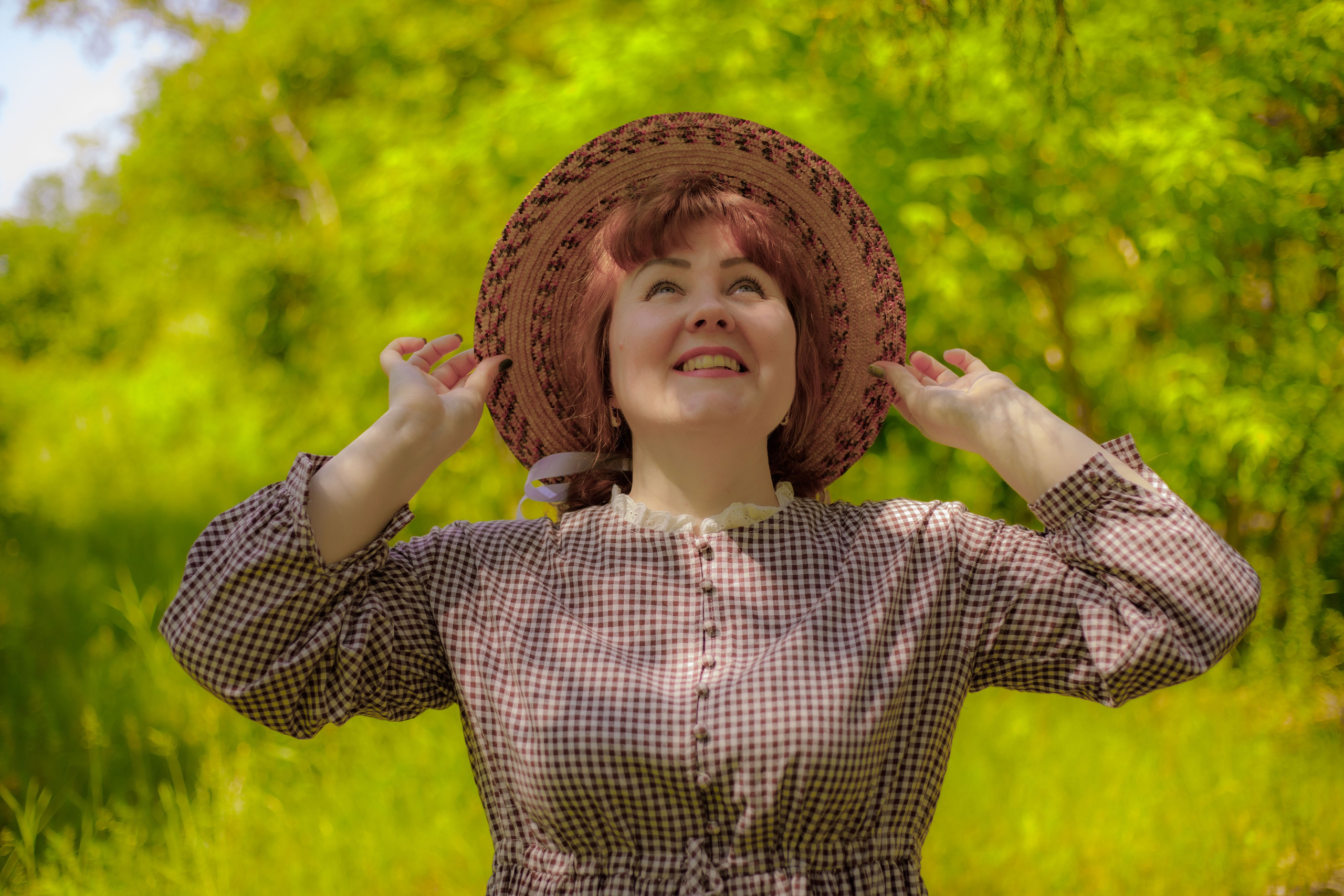 Дама с ретро-велосипедом. Фотограф Екатерина Козловская