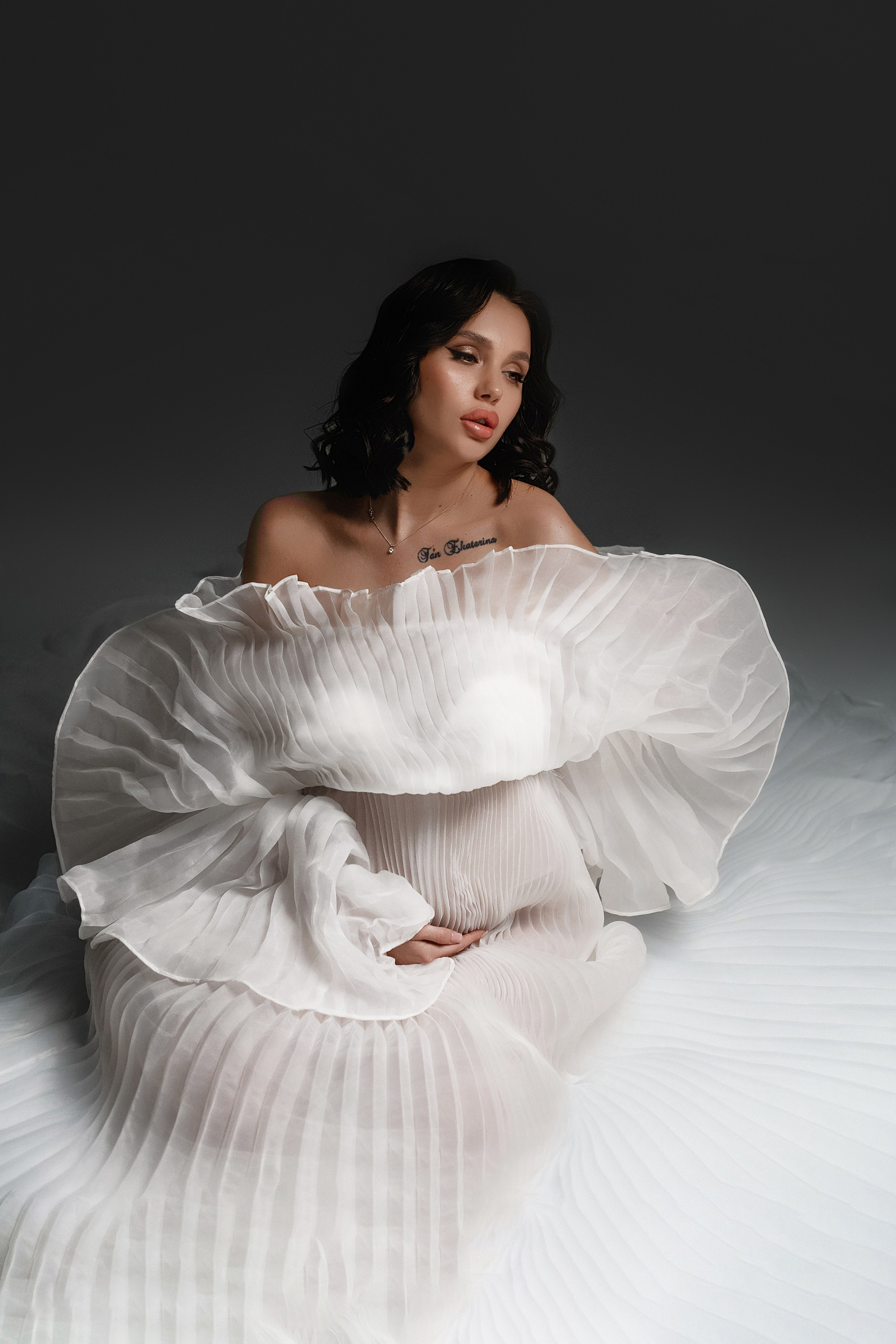 Платье гофре. Фотограф Анна Качан
