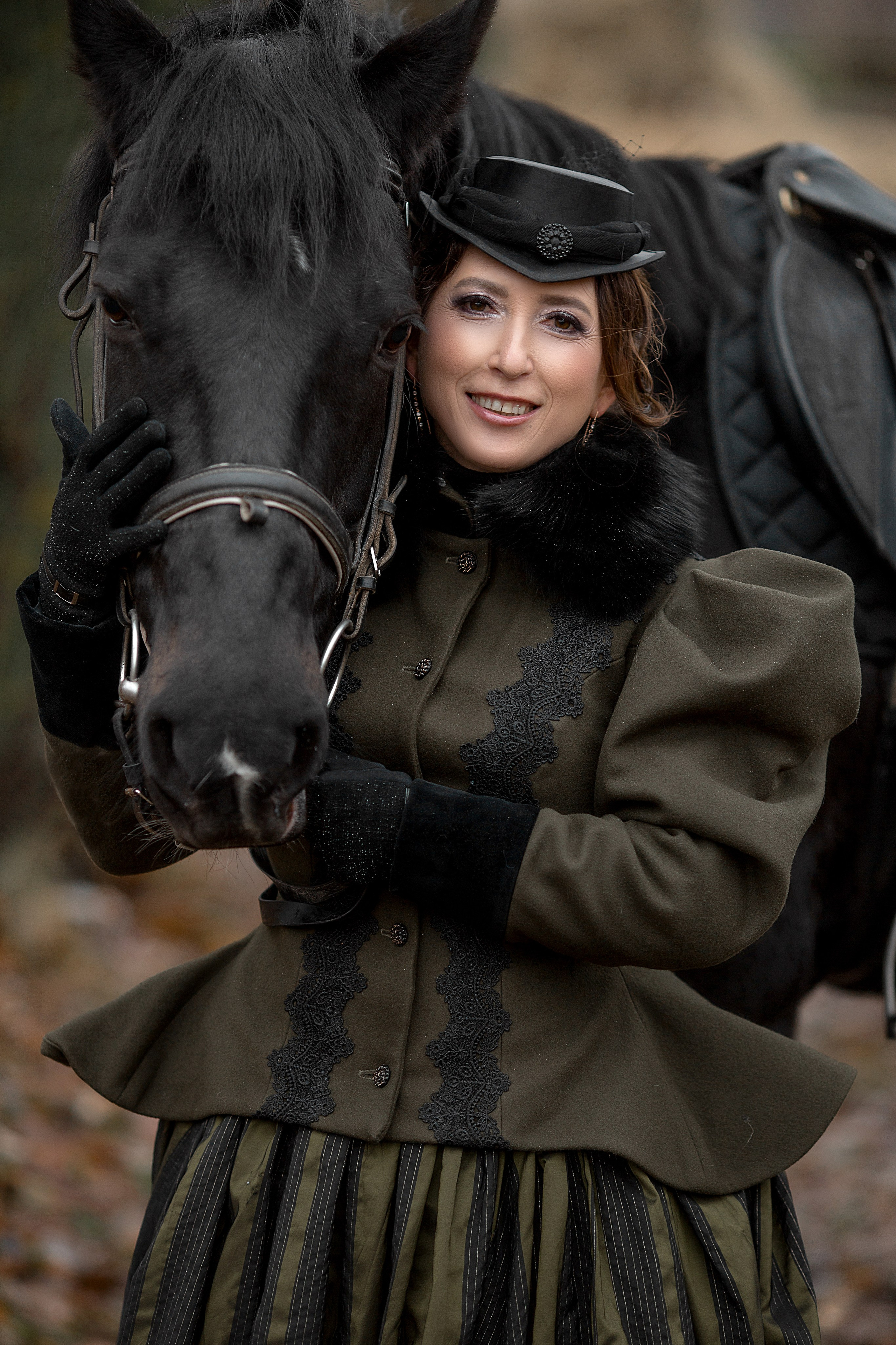 Оксана и Михаил. Фотосессия с лошадьми в Нижнем Новгороде