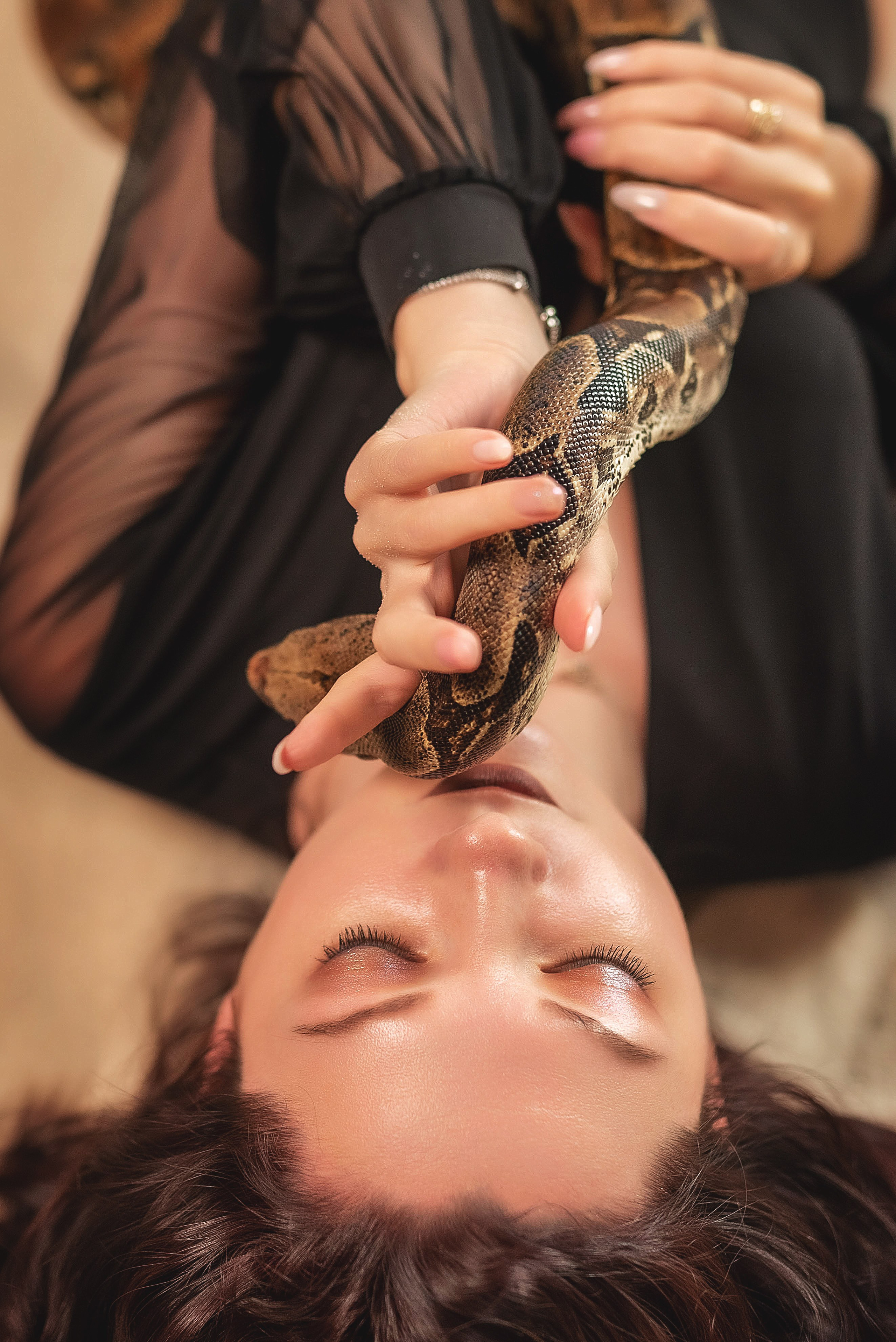 Фотосессия со змеёй. Семейный, детский фотограф в Воронеже Анна Никитина