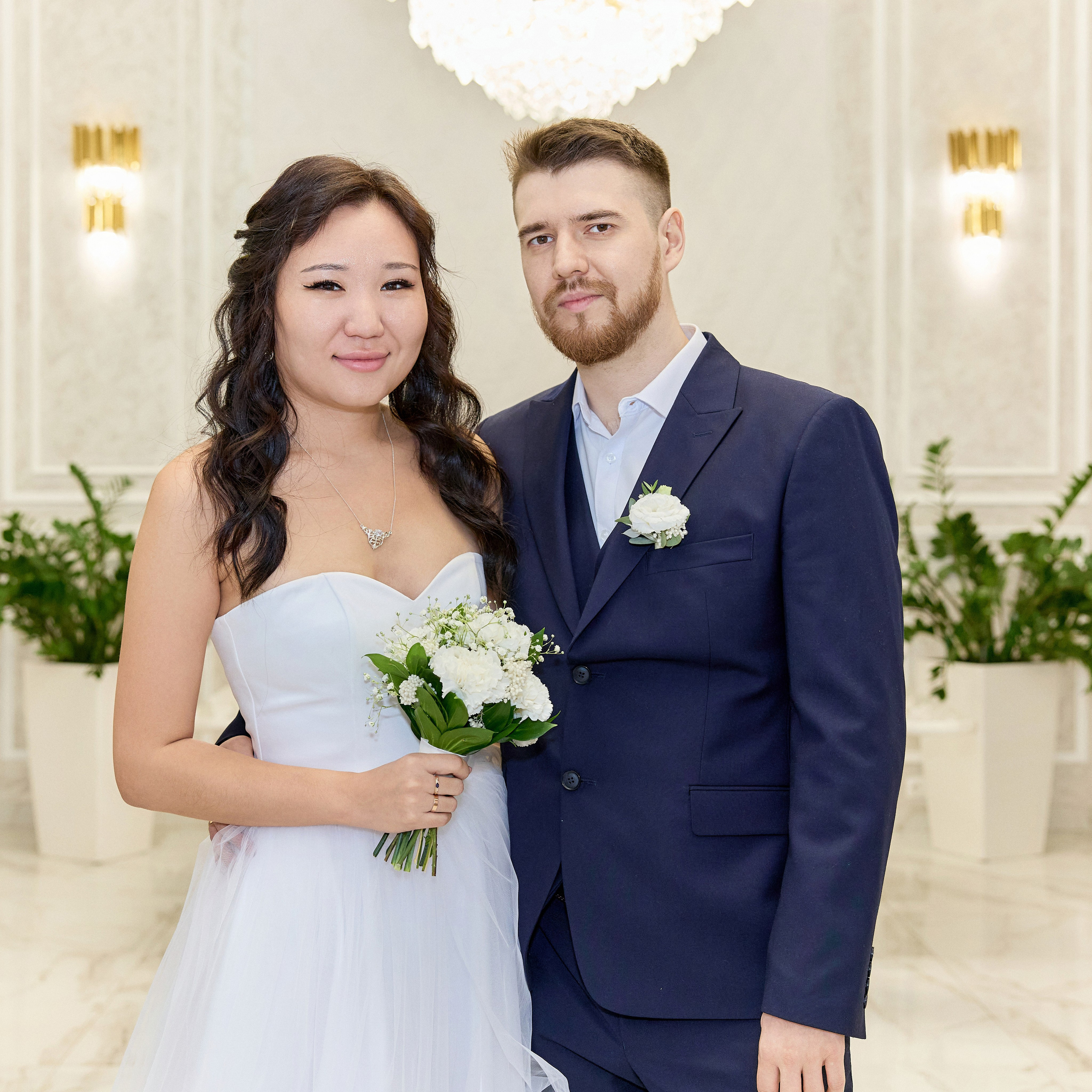 Регистрация брака в Кутузовском ЗАГСе в Москве Александры и Феора