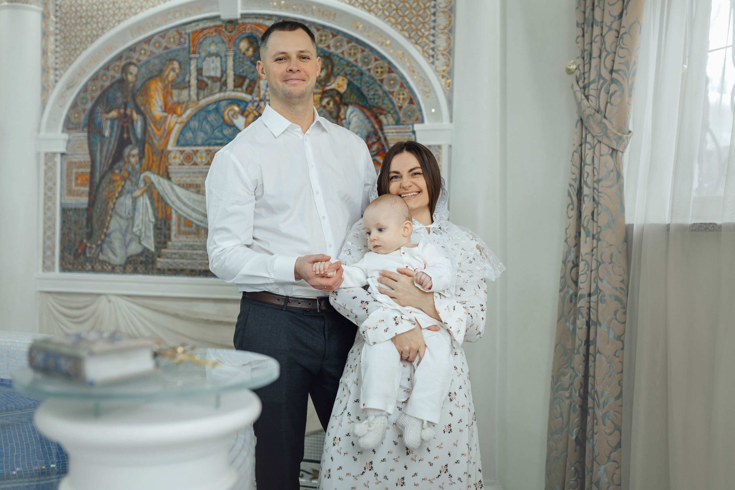 Крещение Матвея, храм Святой Троицы, декабрь 2025