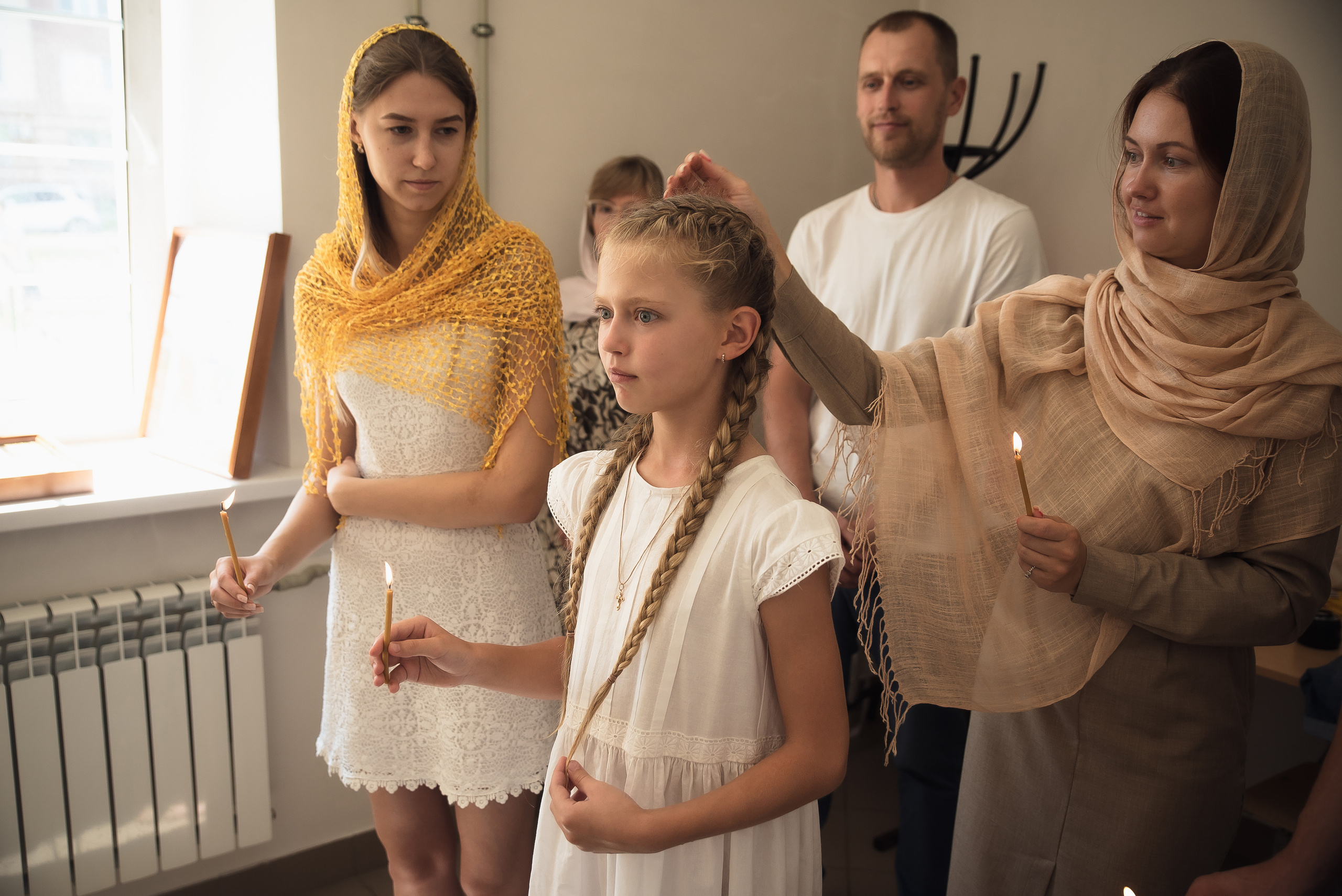 Крещение Юли и Вадима. Фотограф Таинства Крещения в Саратове Ильченко Артем