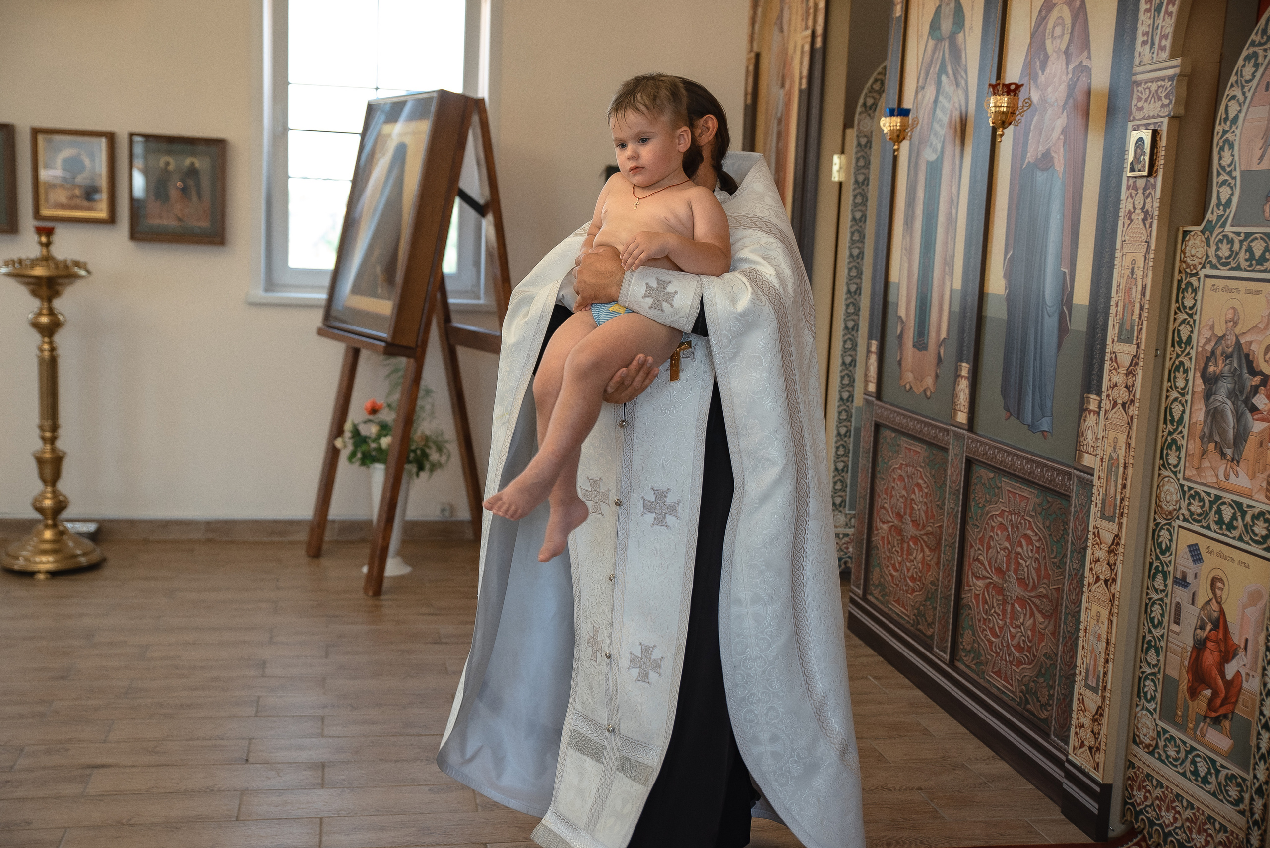 Крещение Вовы. Фотограф Таинства Крещения в Саратове Ильченко Артем