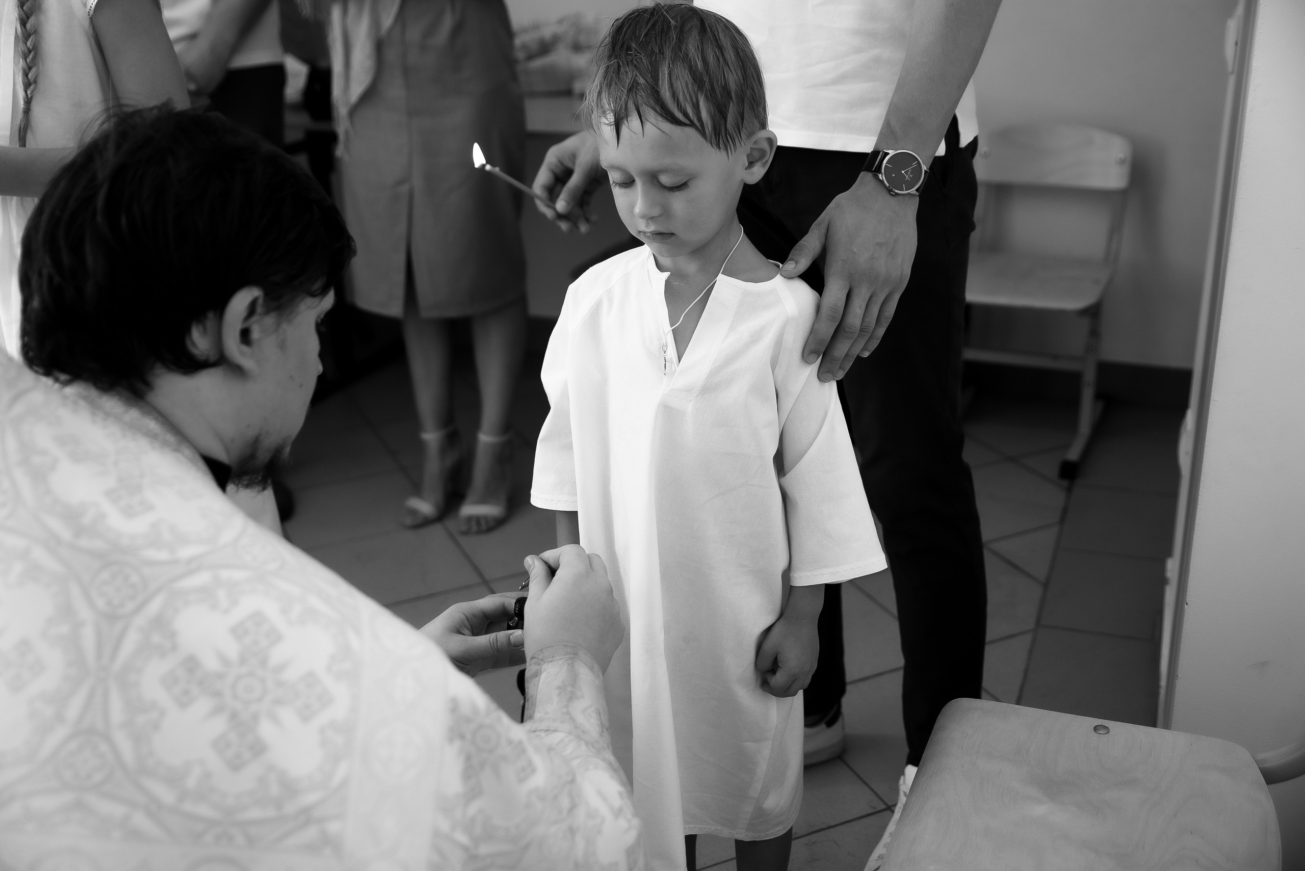 Крещение Юли и Вадима. Фотограф Таинства Крещения в Саратове Ильченко Артем