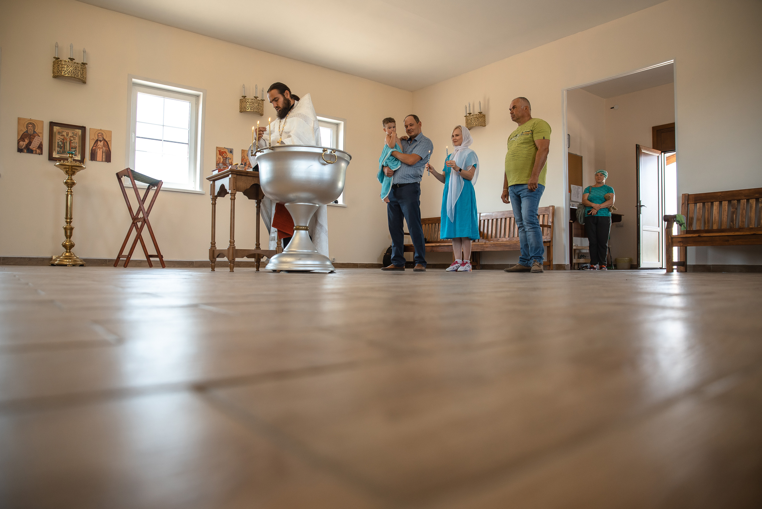 Крещение Вовы. Фотограф Таинства Крещения в Саратове Ильченко Артем