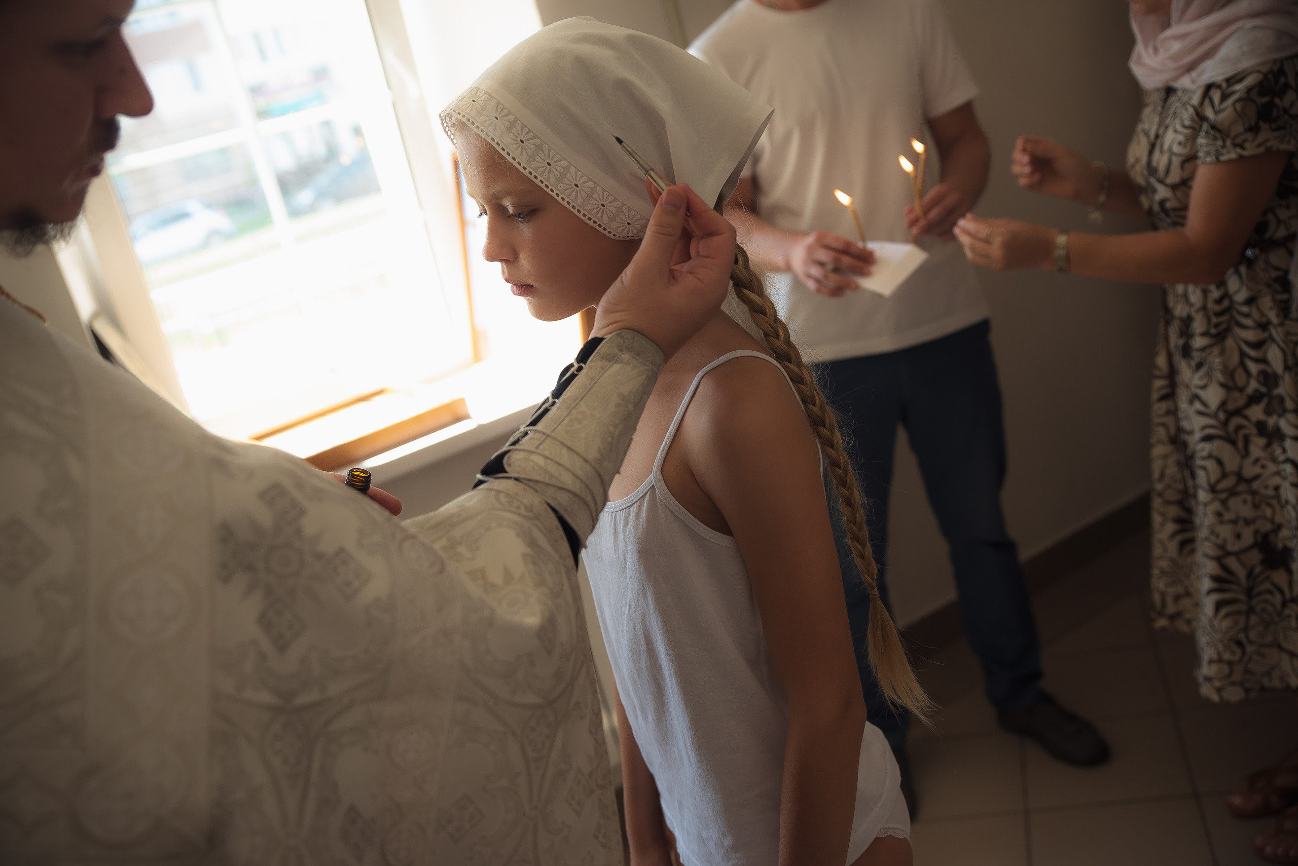 Крещение Юли и Вадима. Фотограф Таинства Крещения в Саратове Ильченко Артем