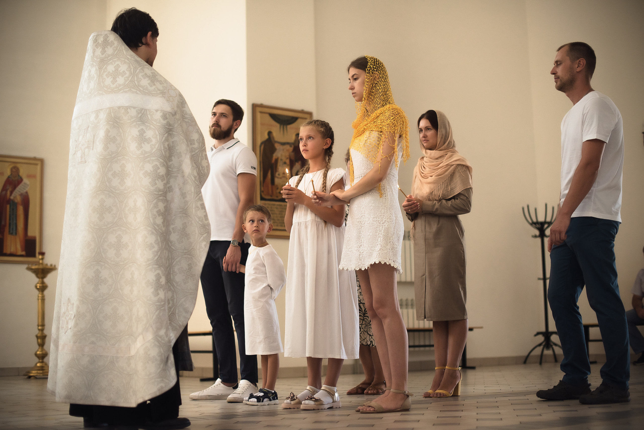 Крещение Юли и Вадима. Фотограф Таинства Крещения в Саратове Ильченко Артем