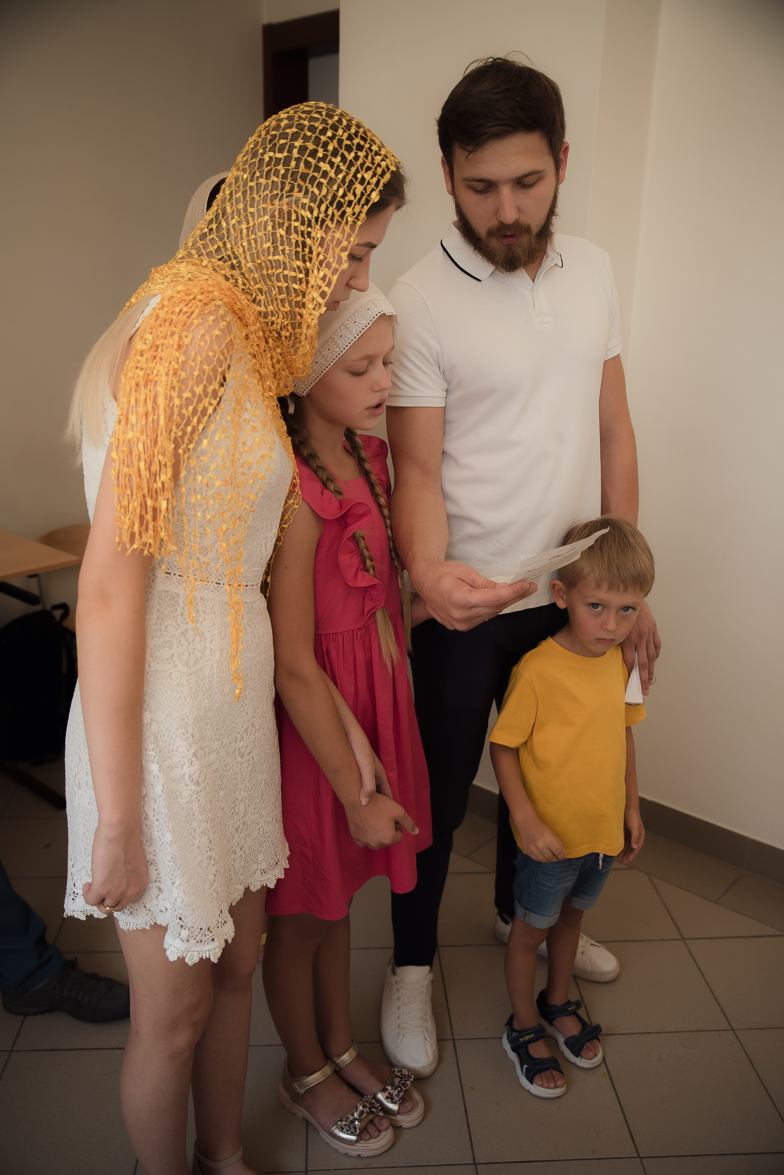 Крещение Юли и Вадима. Фотограф Таинства Крещения в Саратове Ильченко Артем