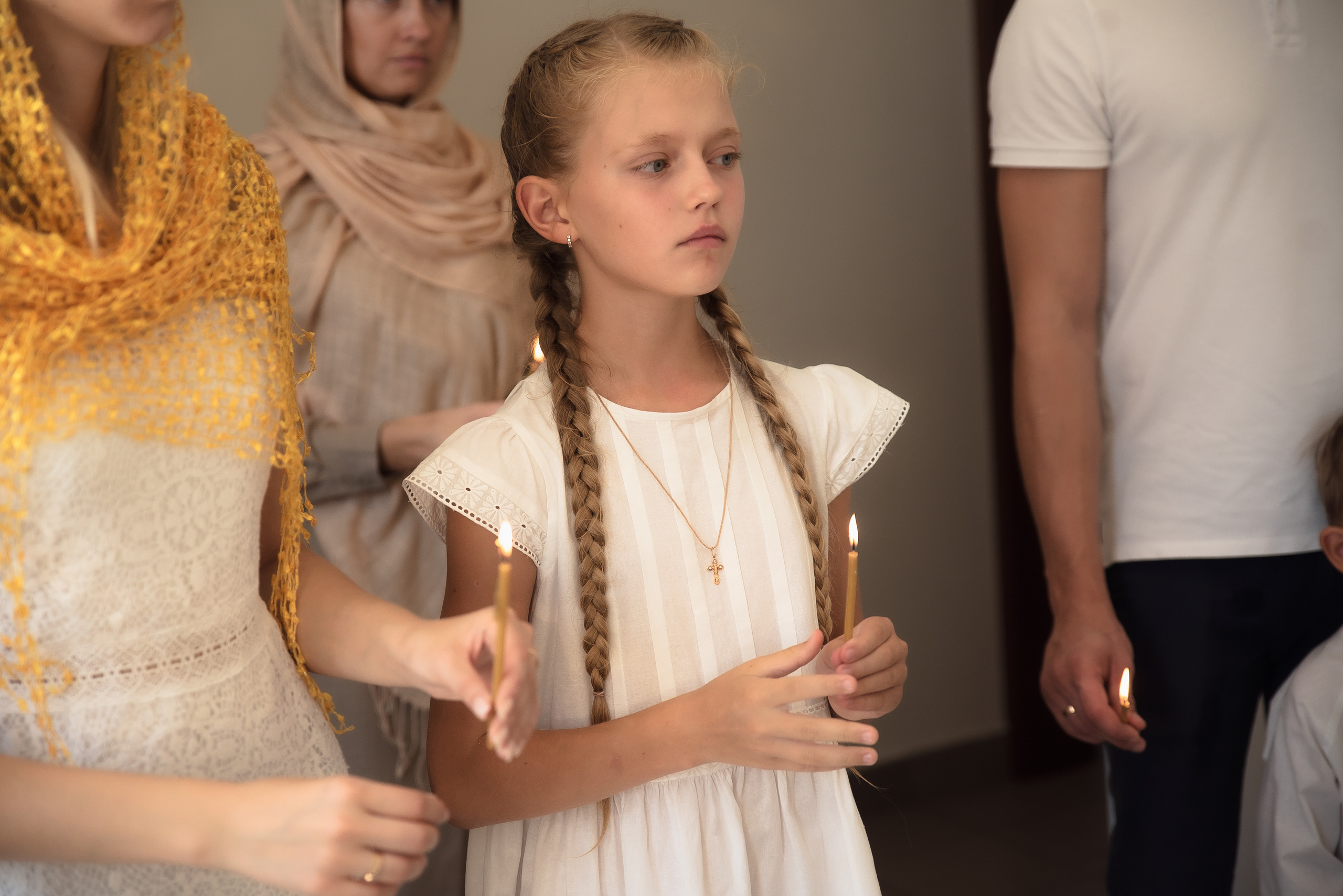 Крещение Юли и Вадима. Фотограф Таинства Крещения в Саратове Ильченко Артем