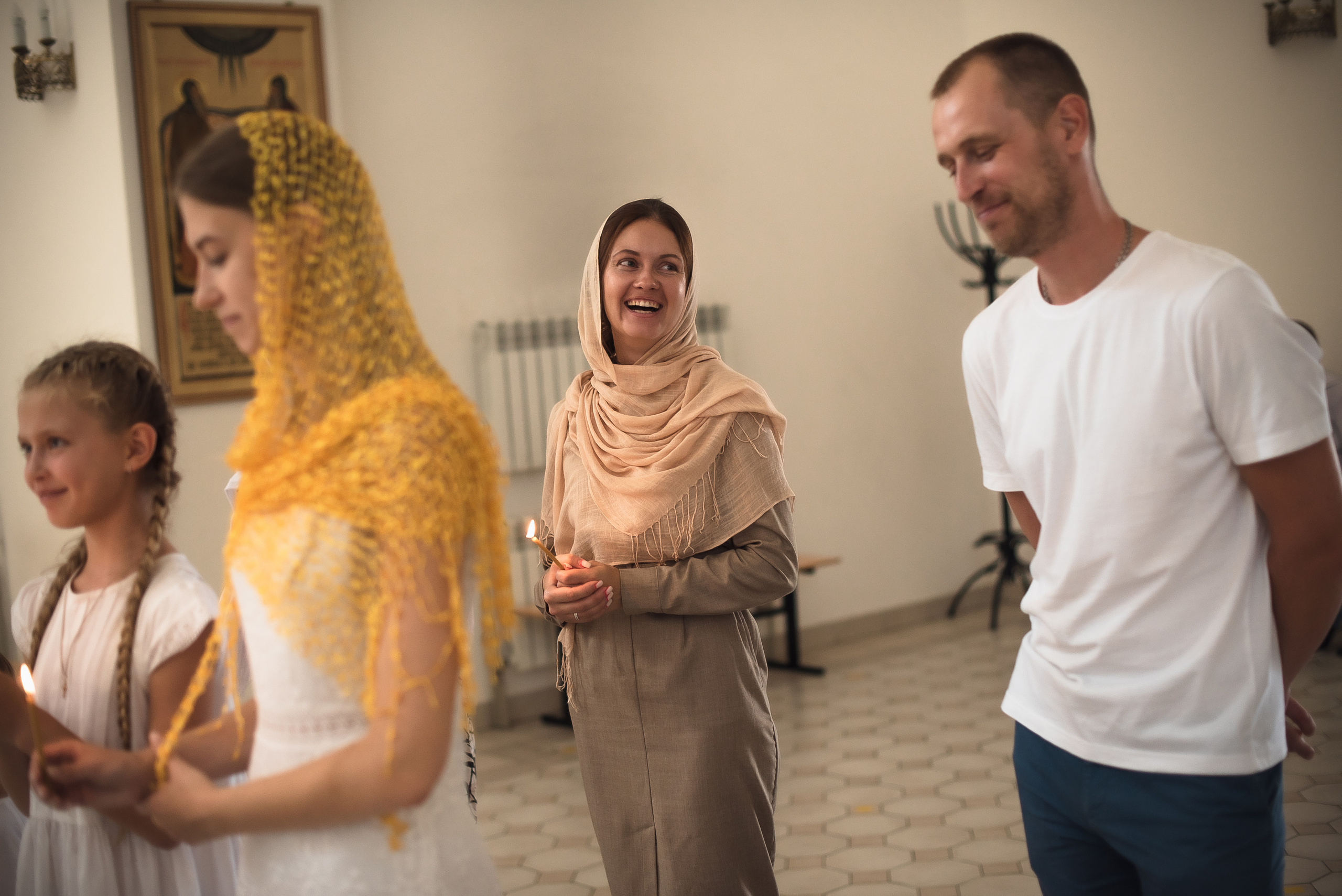 Крещение Юли и Вадима. Фотограф Таинства Крещения в Саратове Ильченко Артем