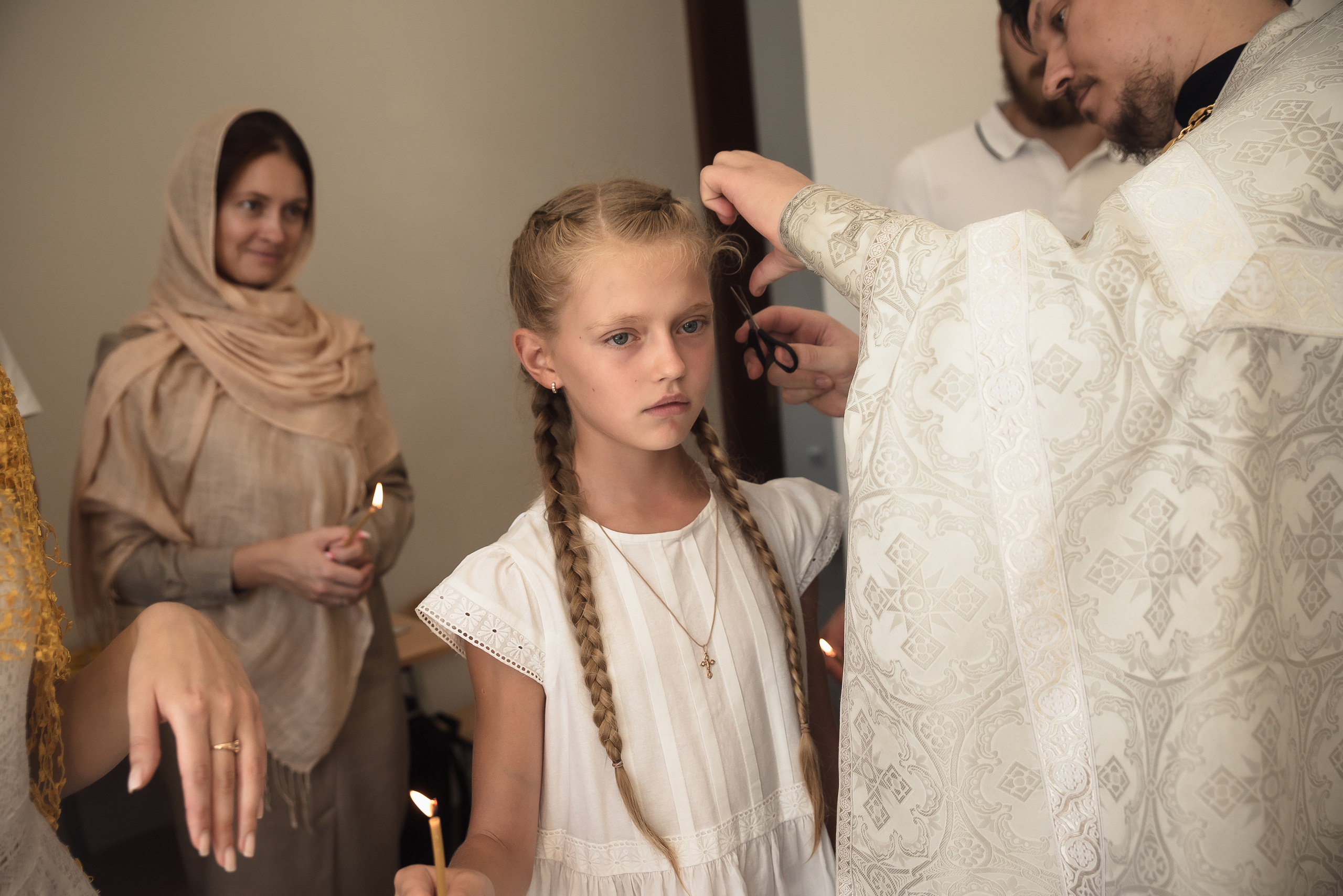 Крещение Юли и Вадима. Фотограф Таинства Крещения в Саратове Ильченко Артем