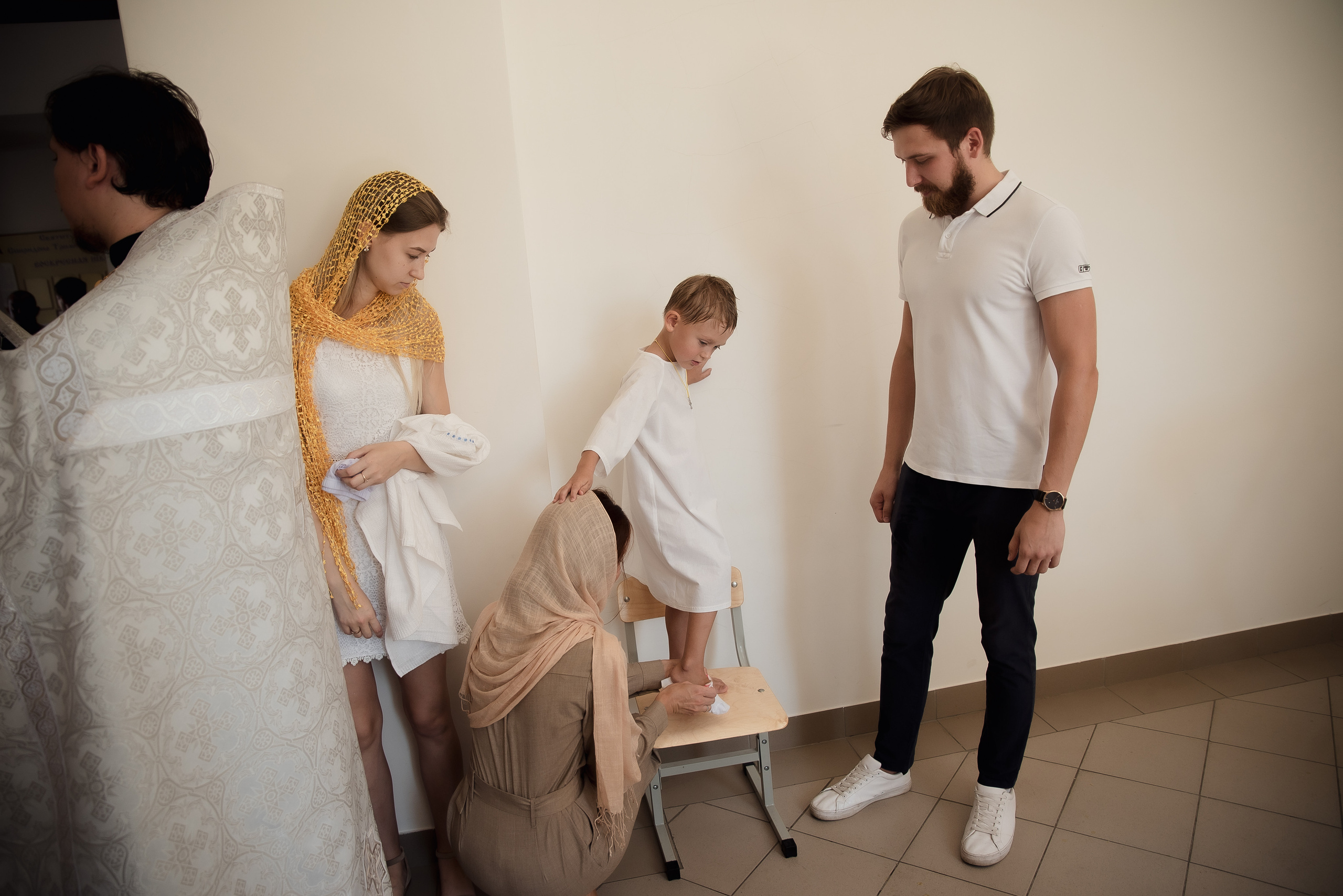 Крещение Юли и Вадима. Фотограф Таинства Крещения в Саратове Ильченко Артем